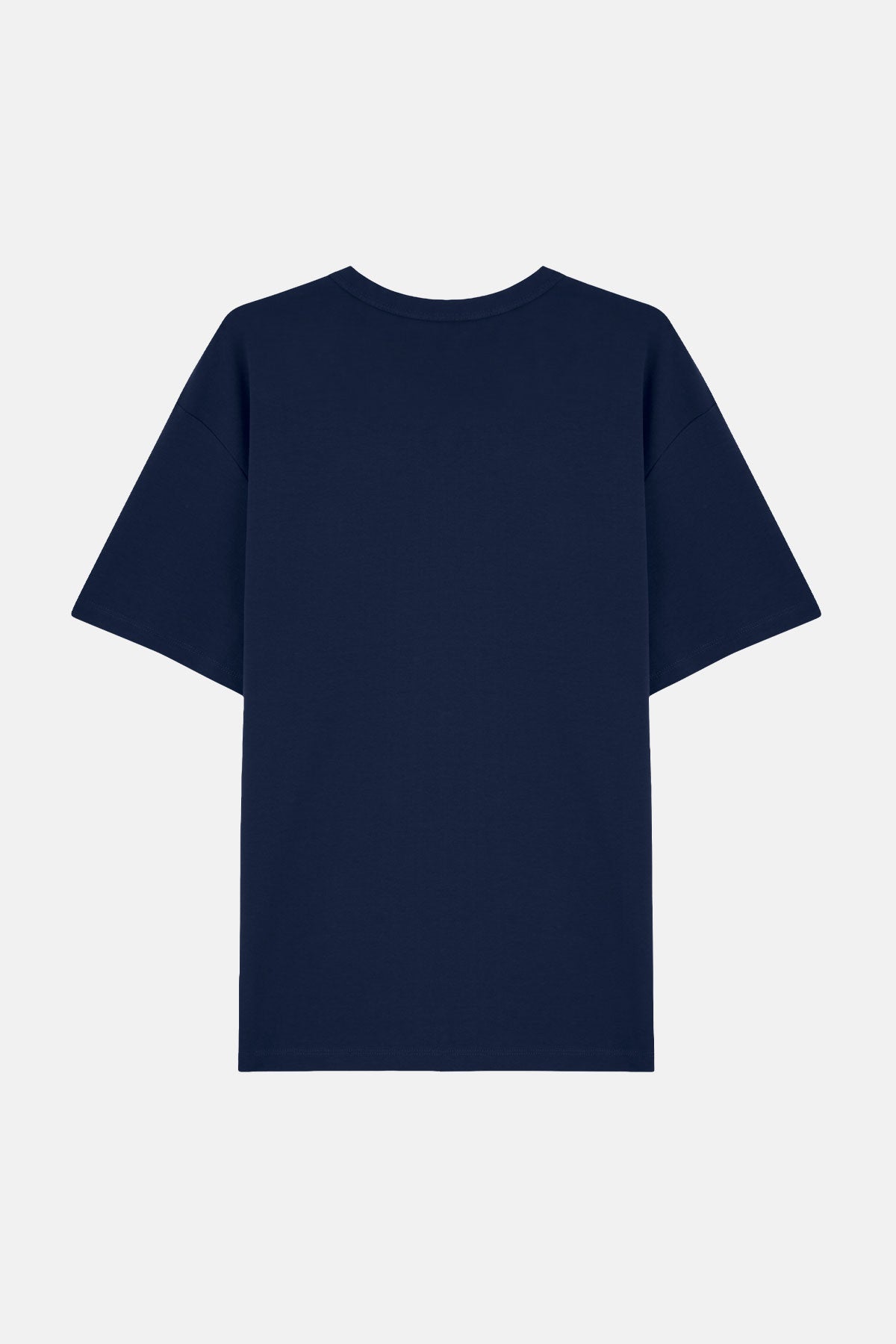 Basic Oversize Premium T-shirt - Lacivert