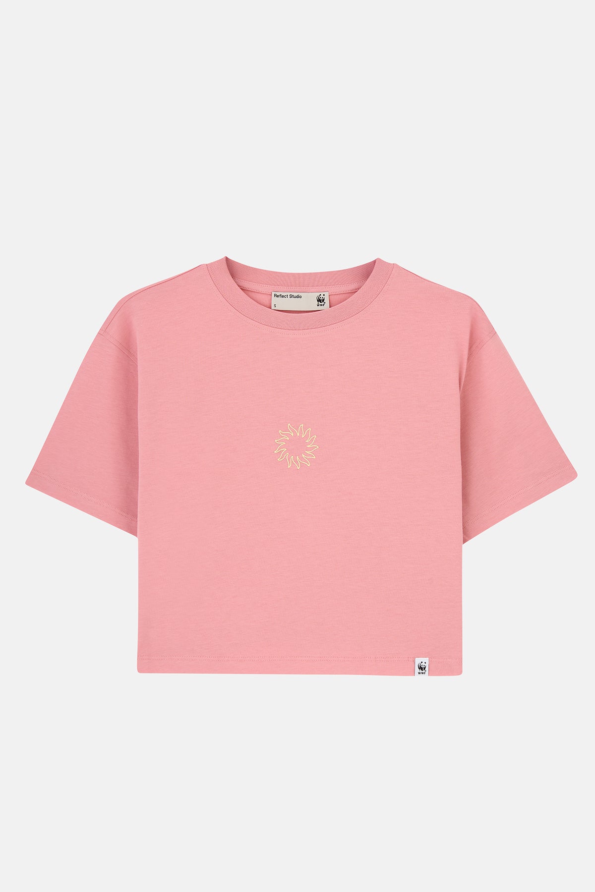 Güneş Lightweight Crop T-Shirt - Kiremit