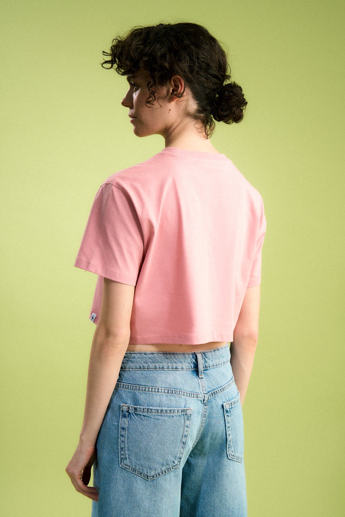 Güneş Lightweight Crop T-Shirt - Kiremit