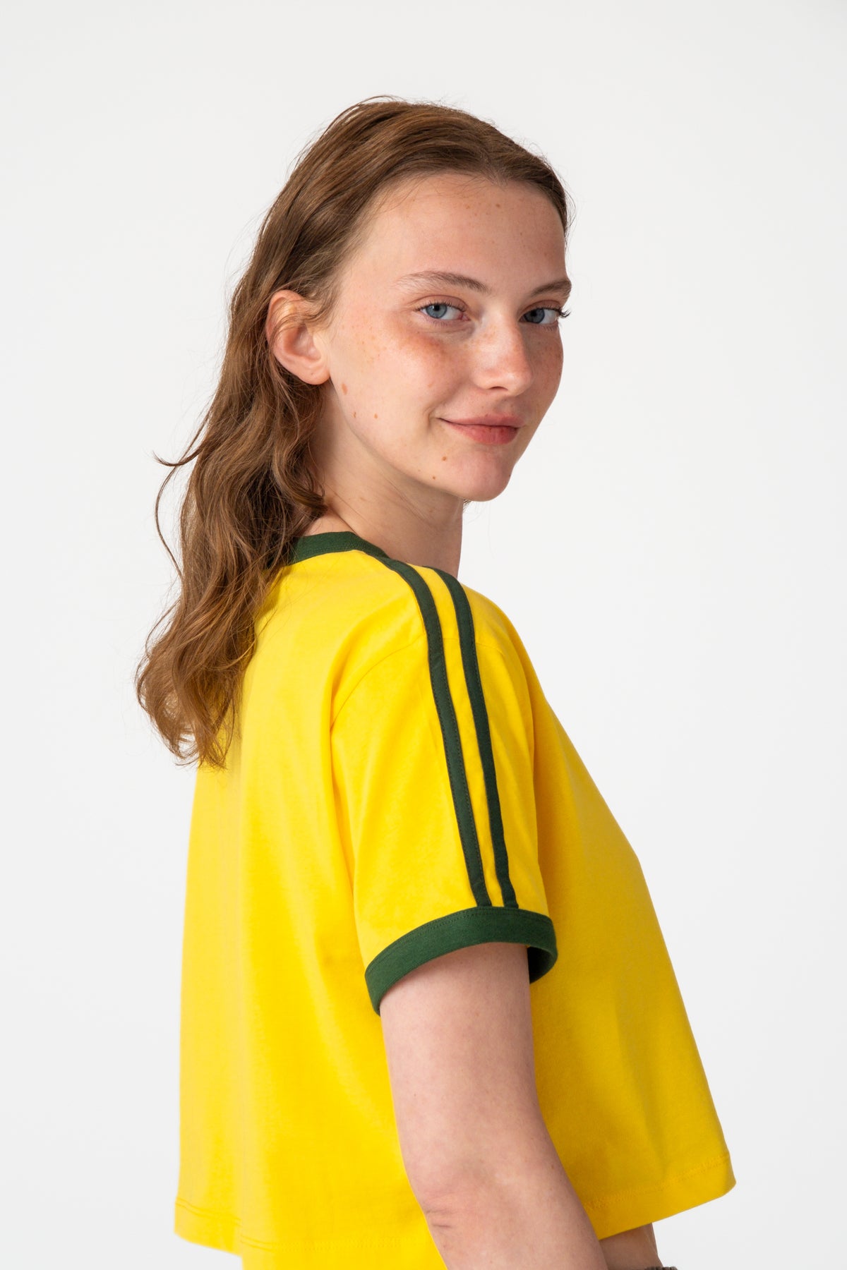 Samba 10 Lightweight Crop T-Shirt - Sarı
