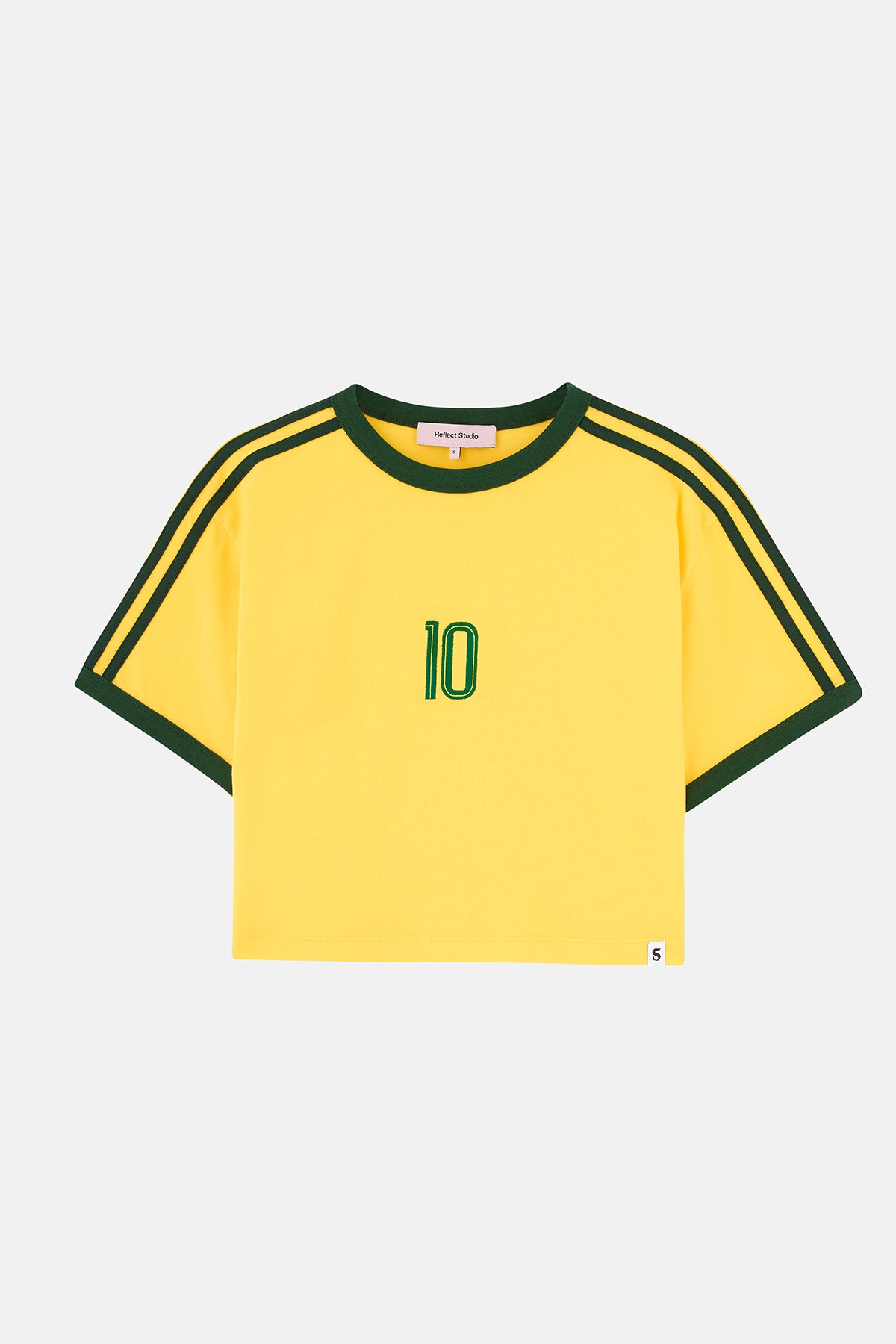 Samba 10 Lightweight Crop T-Shirt - Sarı