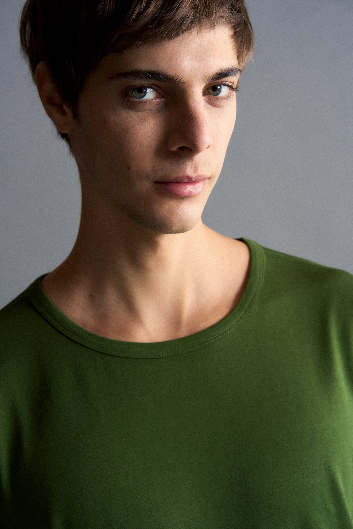 Basic Modal T-shirt - Haki