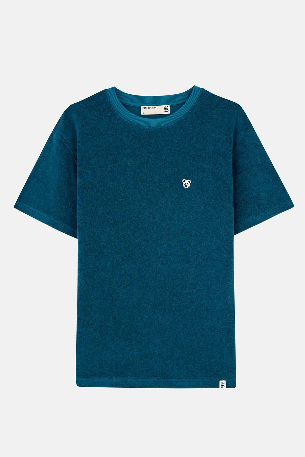 Panda Terry T-Shirt - Petrol Yeşili