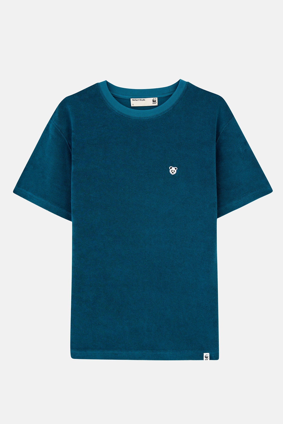 Panda Terry T-Shirt - Petrol Yeşili