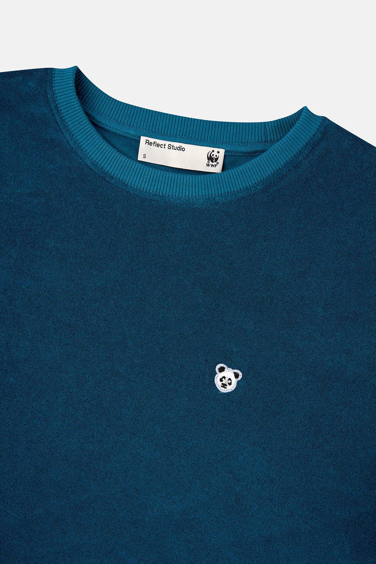 Panda Terry T-Shirt - Petrol Yeşili