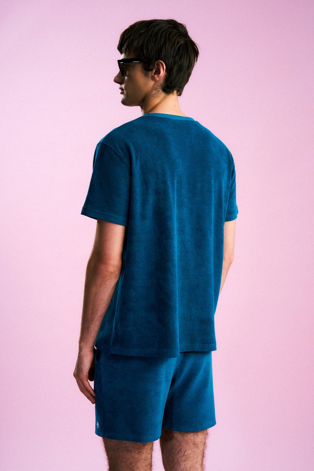 Panda Terry T-Shirt - Petrol Yeşili