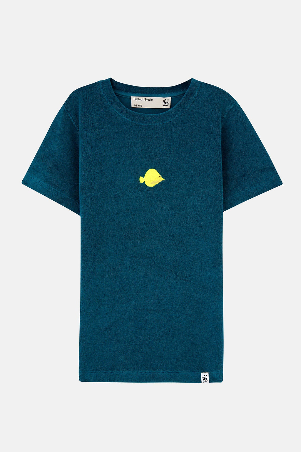 Yellow Tang Terry Çocuk T-Shirt - Petrol Yeşili