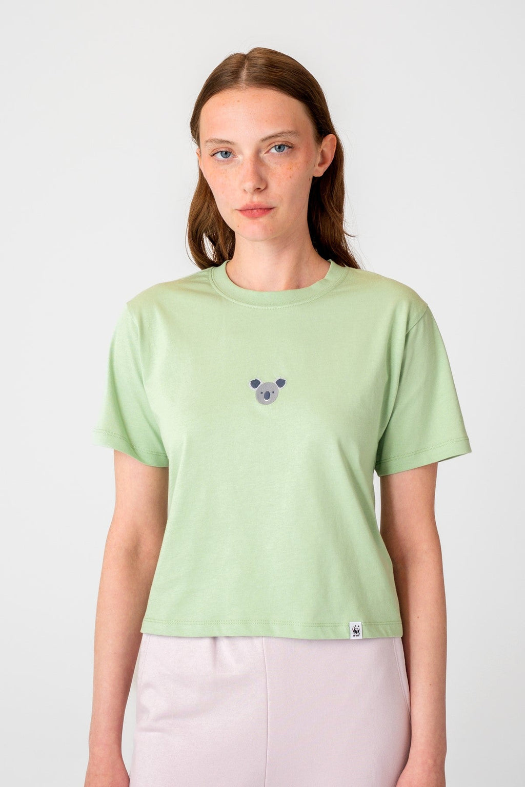 Koala Lightweight Kadın T-Shirt - Açık Yeşil