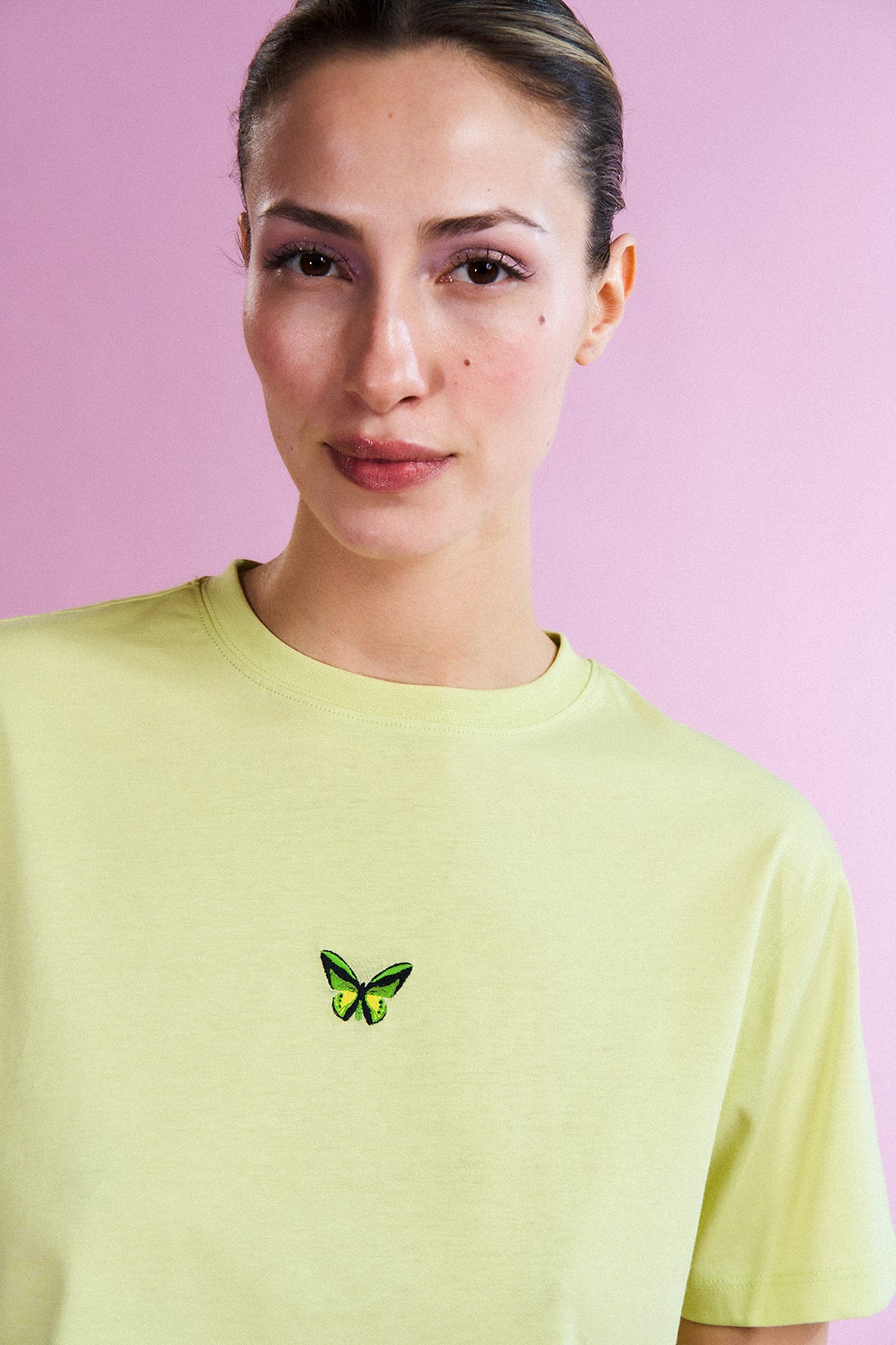 Goliath Lightweight Crop T-shirt - Açık Yeşil