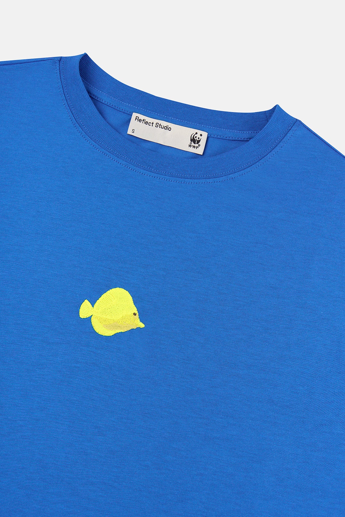 Yellow Tang Lightweight Crop T-Shirt - Saks Mavi