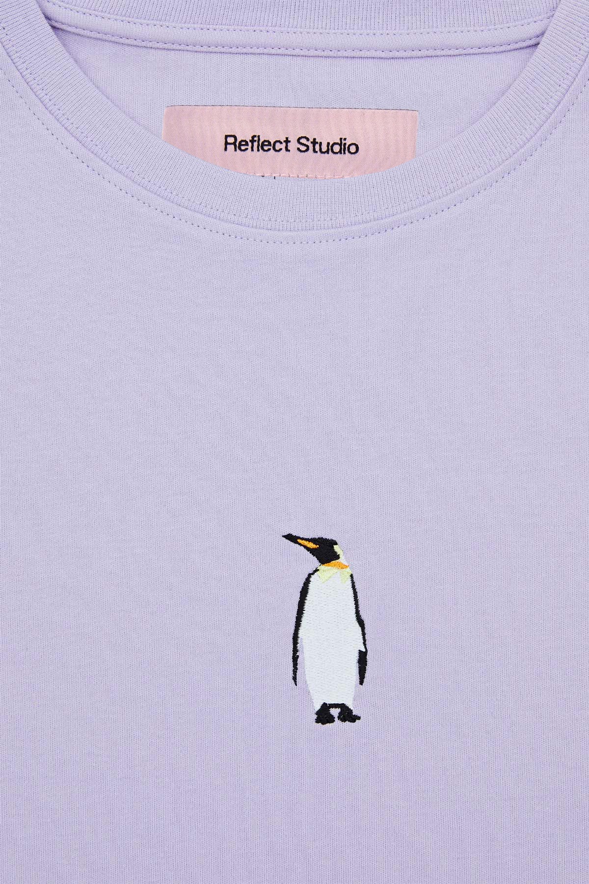 İmparator Penguen Premium T-Shirt - Lila