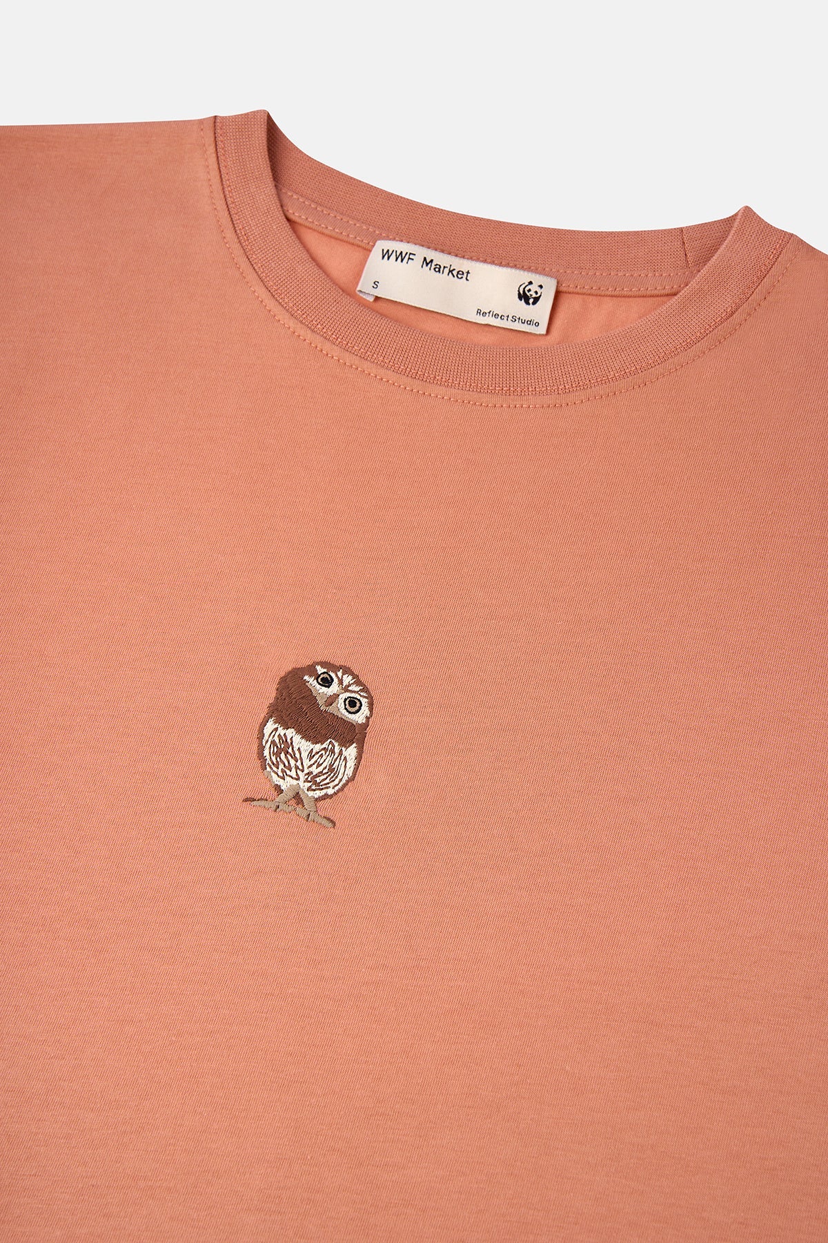 Cin Baykuşu Lightweight T-Shirt - Somon Rengi