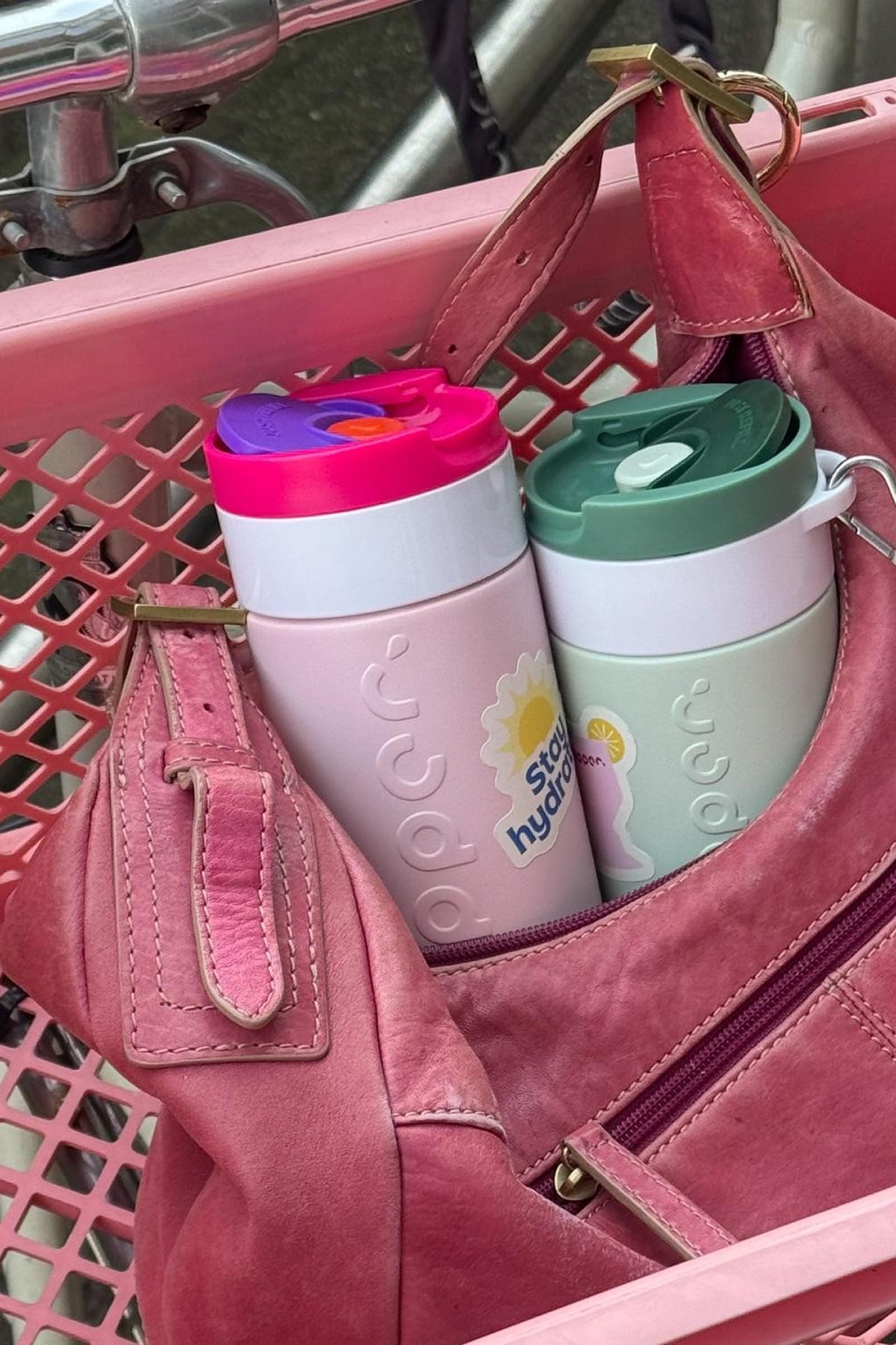 Dopper Travel Mug Termos Bardak 400 ml - Çilek Pembesi