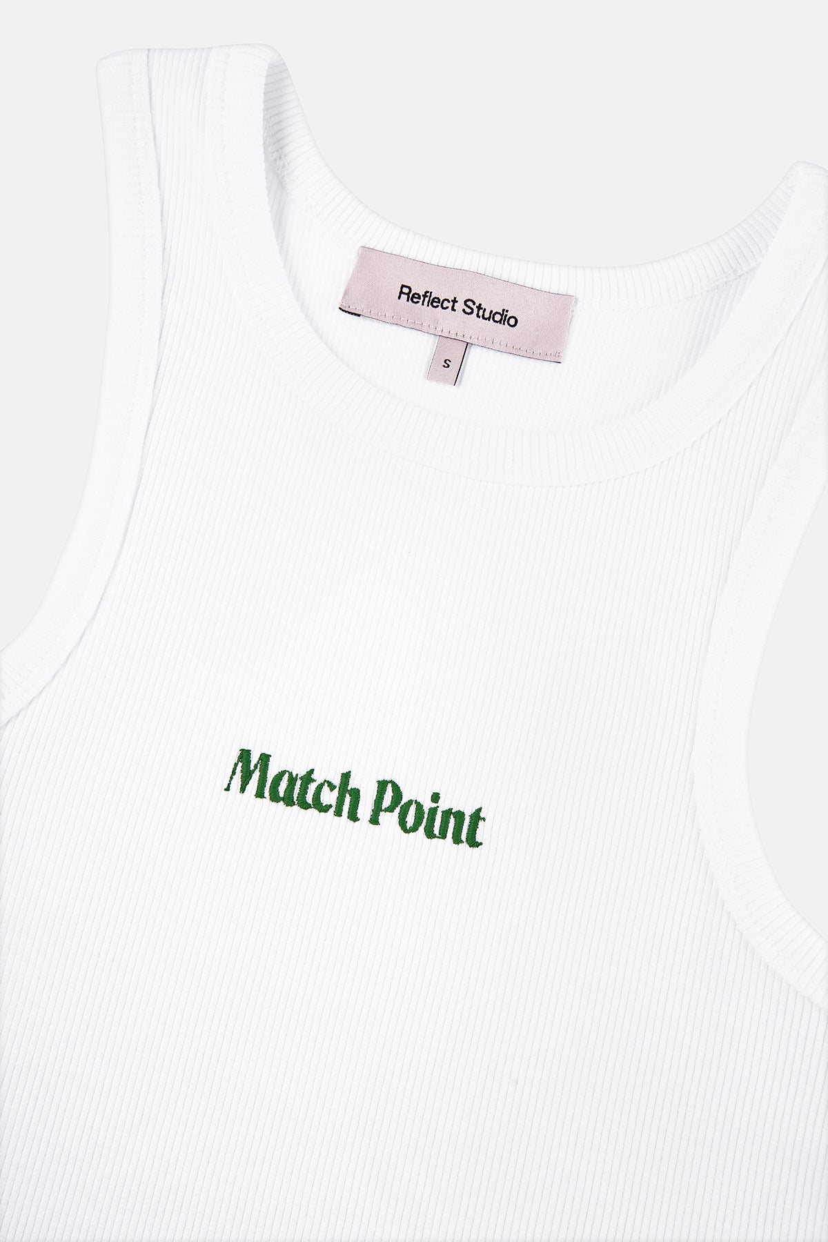 Match Point Ribana Halter Yaka Atlet - Beyaz