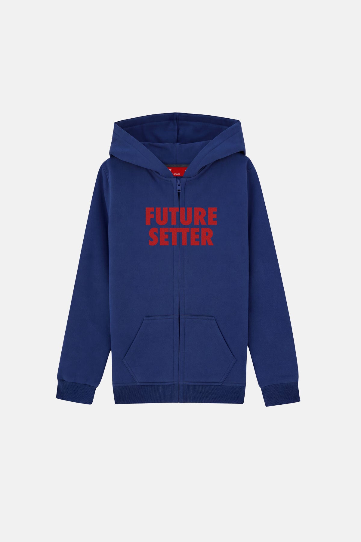 Future Setter Çocuk Fermuarlı Soft Fleece Hoodie - Lacivert