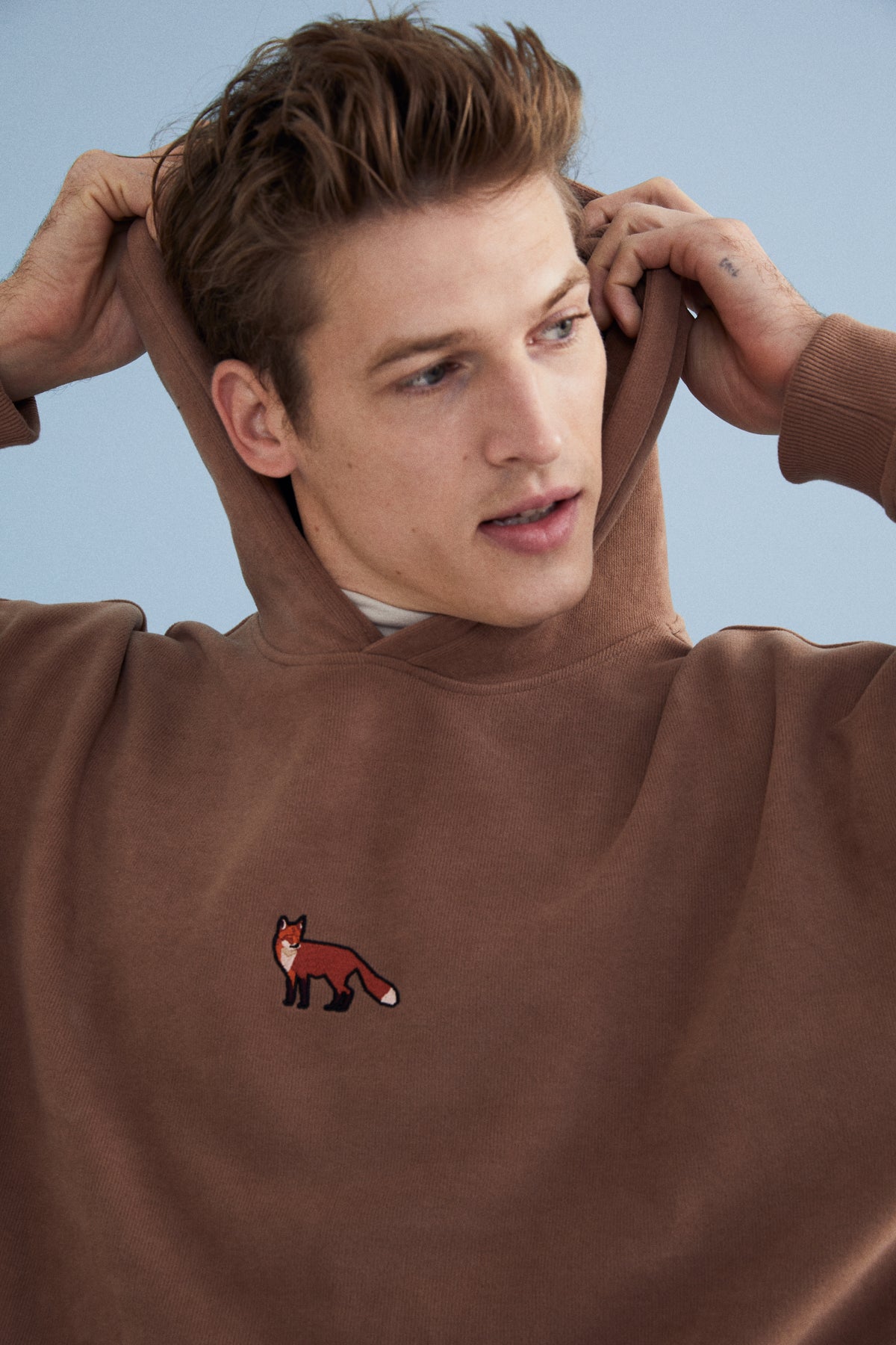 Kızıl Tilki SuperSoft Hoodie - Açık Kahverengi
