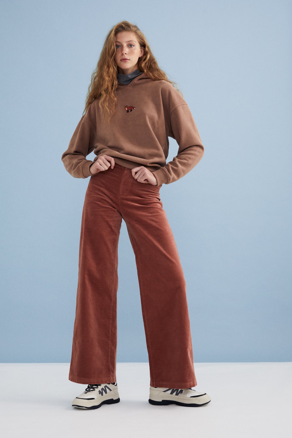 Kızıl Tilki SuperSoft Hoodie - Açık Kahverengi