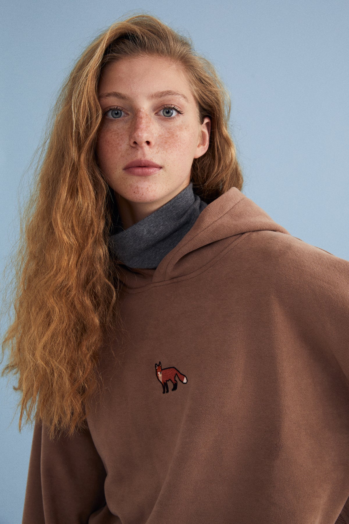 Kızıl Tilki SuperSoft Hoodie - Açık Kahverengi
