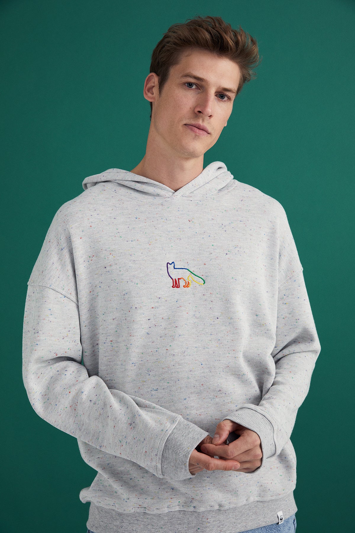 Kızıl Tilki SuperSoft Hoodie - Nopeli Rainbow
