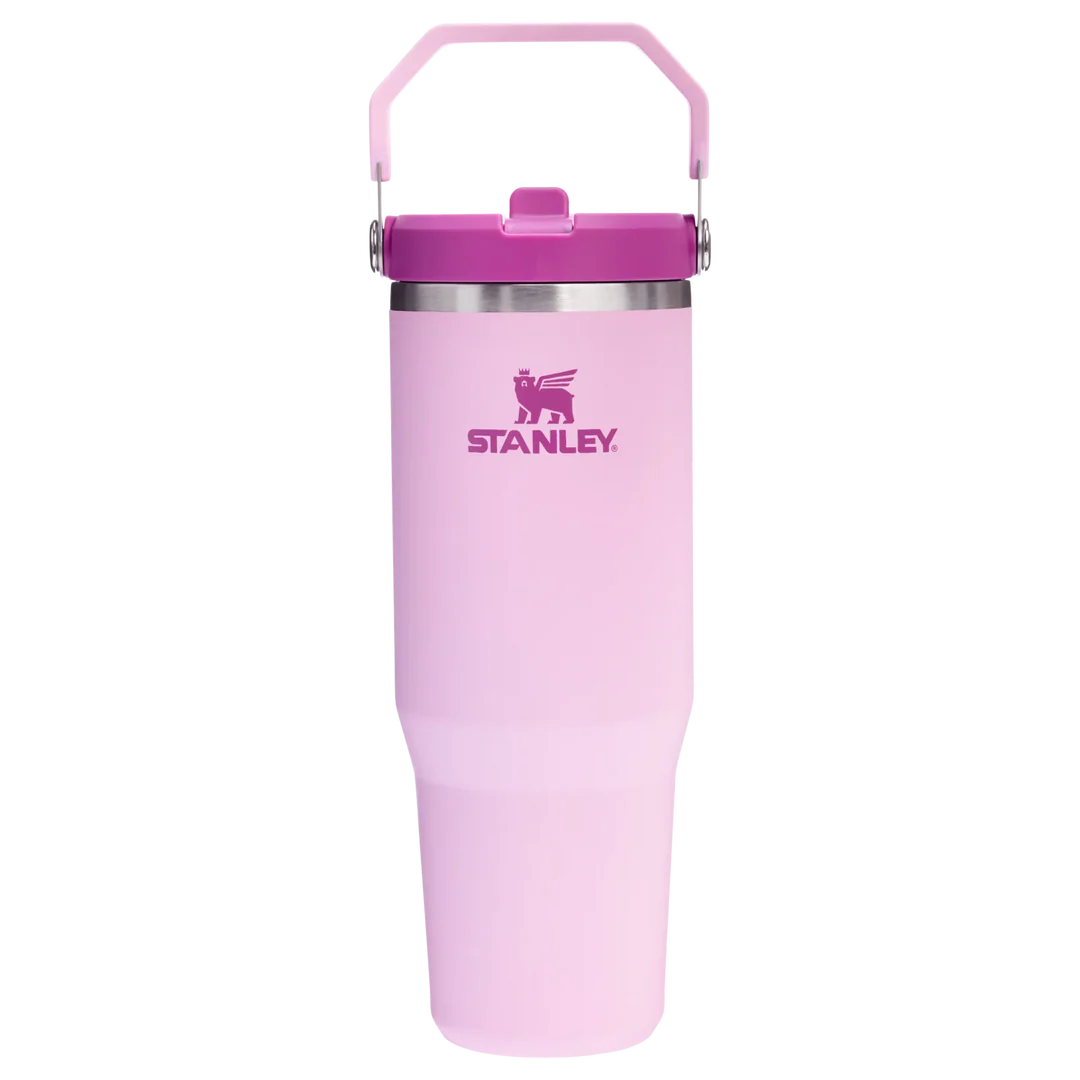 Stanley The IceFlow Flip Straw Pipetli Termos Bardak 0,89 LT - Pembe