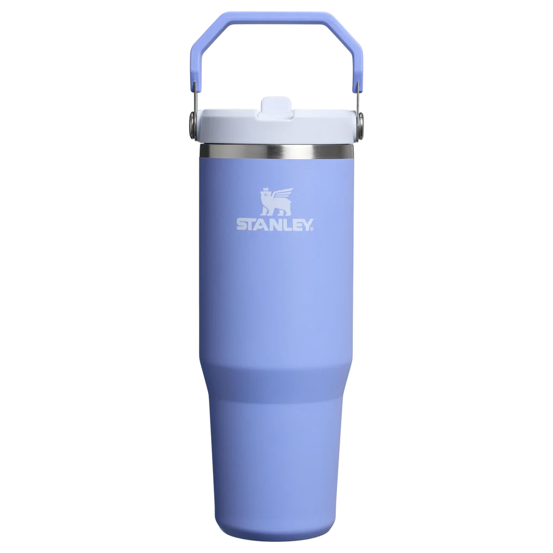 Stanley The IceFlow Flip Straw Pipetli TermosBardak 0,89 LT - Eflatun