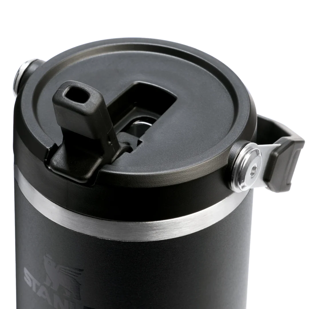 Stanley The IceFlow Flip Straw Pipetli Termos Bardak 0,89 LT - Siyah