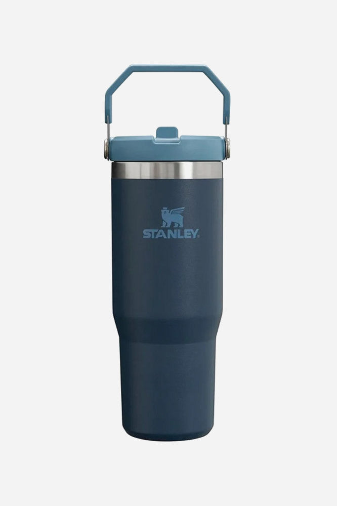 Stanley The IceFlow Flip Straw Pipetli TermosBardak 0,89 LT - Koyu Mavi