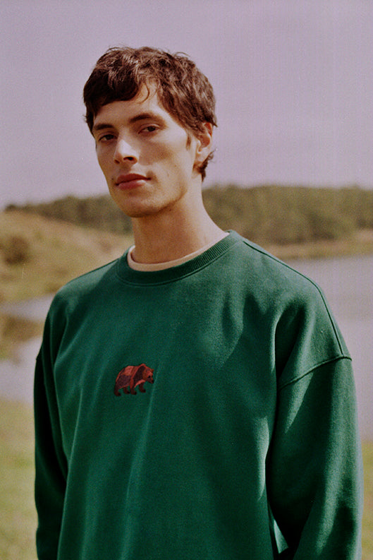 Bozayı SuperSoft Sweatshirt - Nefti Yeşil