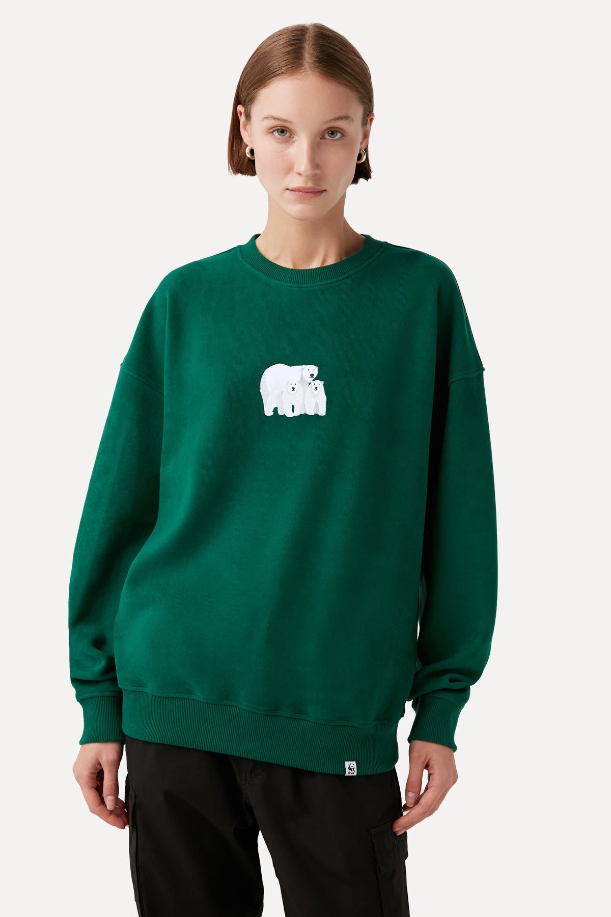 Kutup Ayıları SuperSoft Sweatshirt - Nefti Yeşil