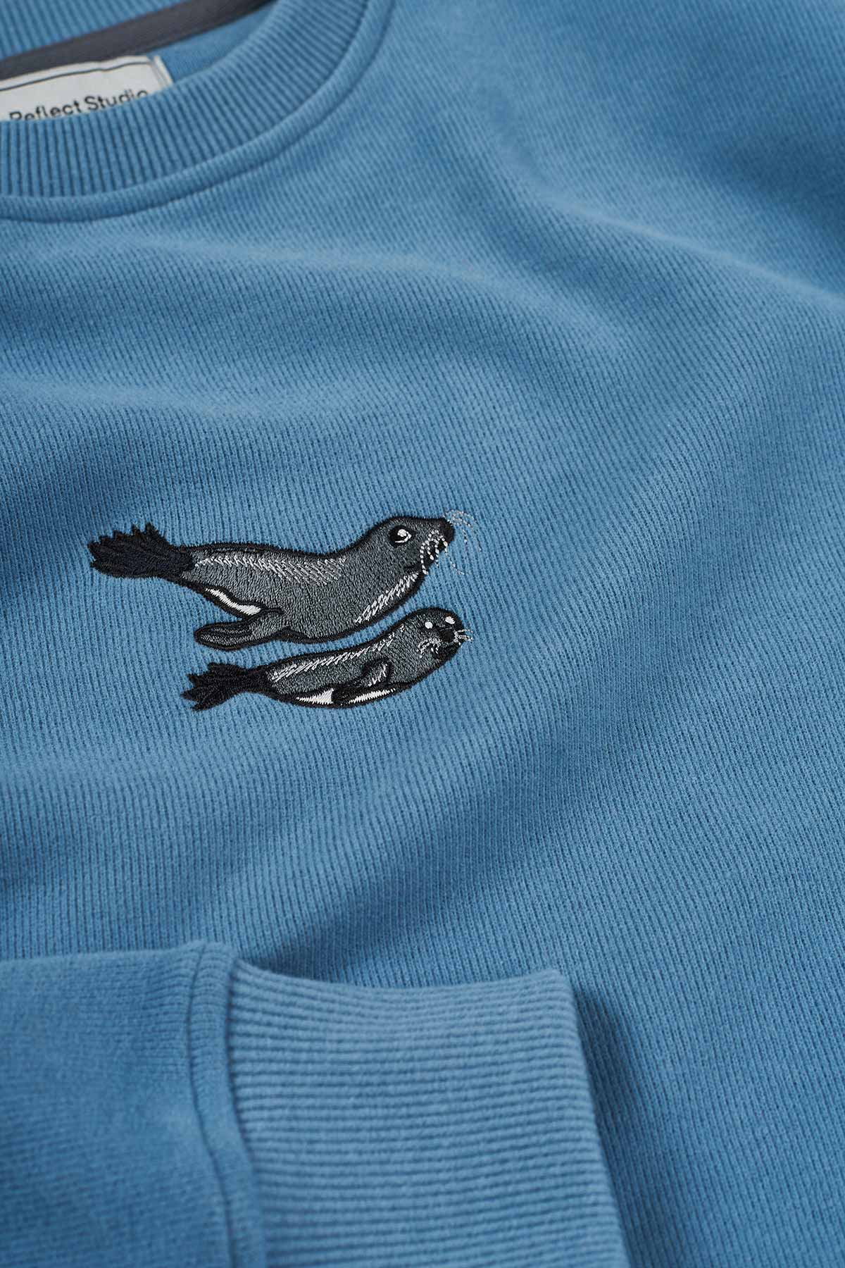 Tepeli Pelikan SuperSoft Hoodie - Açık Mavi