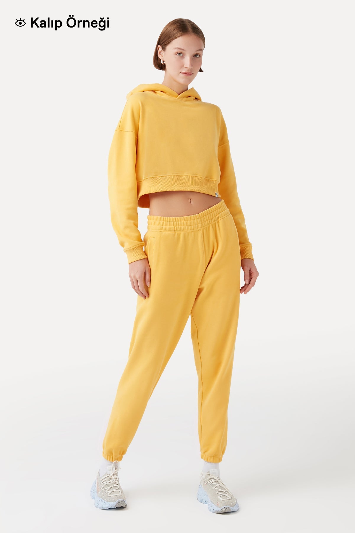 Giant Panda SuperSoft Crop Hoodie - Lila