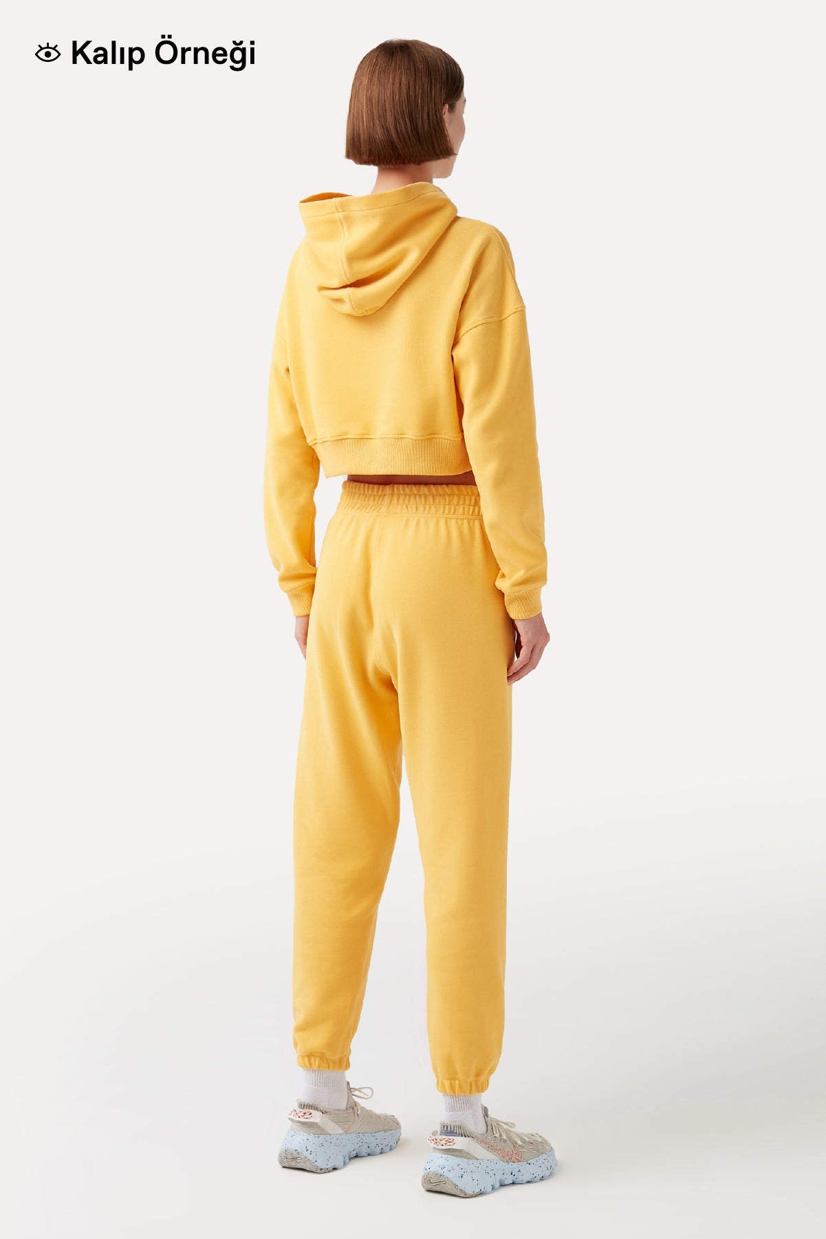 Giant Panda SuperSoft Crop Hoodie - Lila