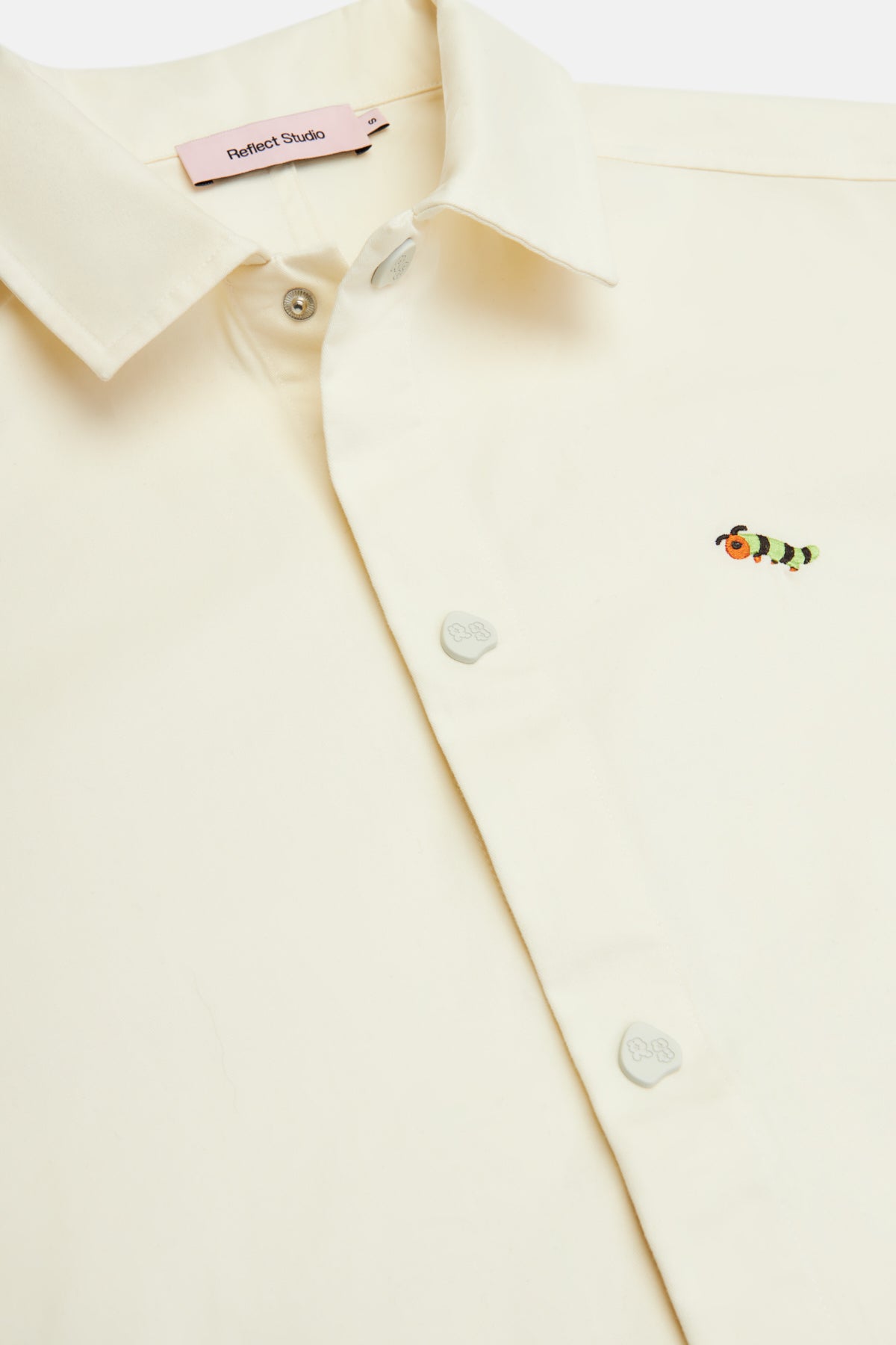 Caterpillar Long Sleeve Light Jacket - Ecru