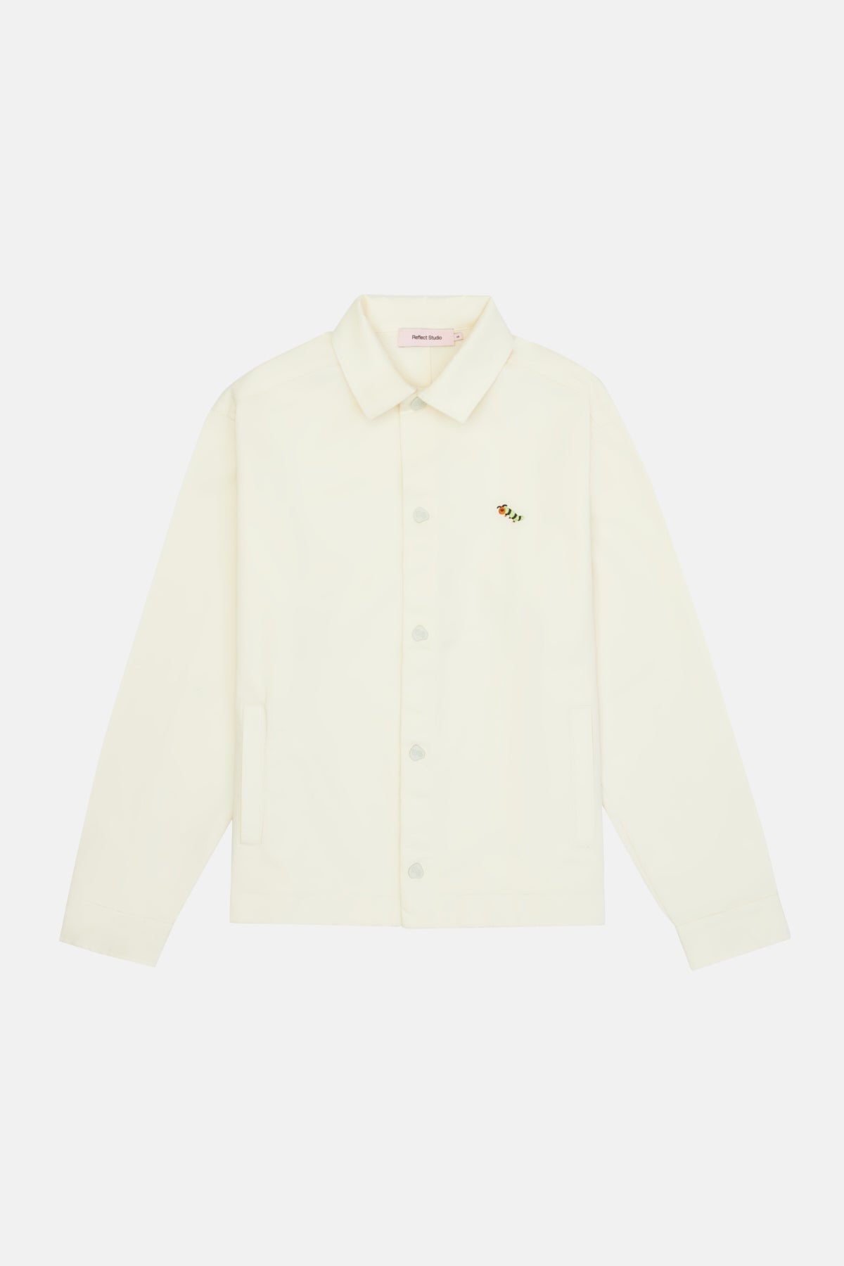 Caterpillar Long Sleeve Light Jacket - Ecru