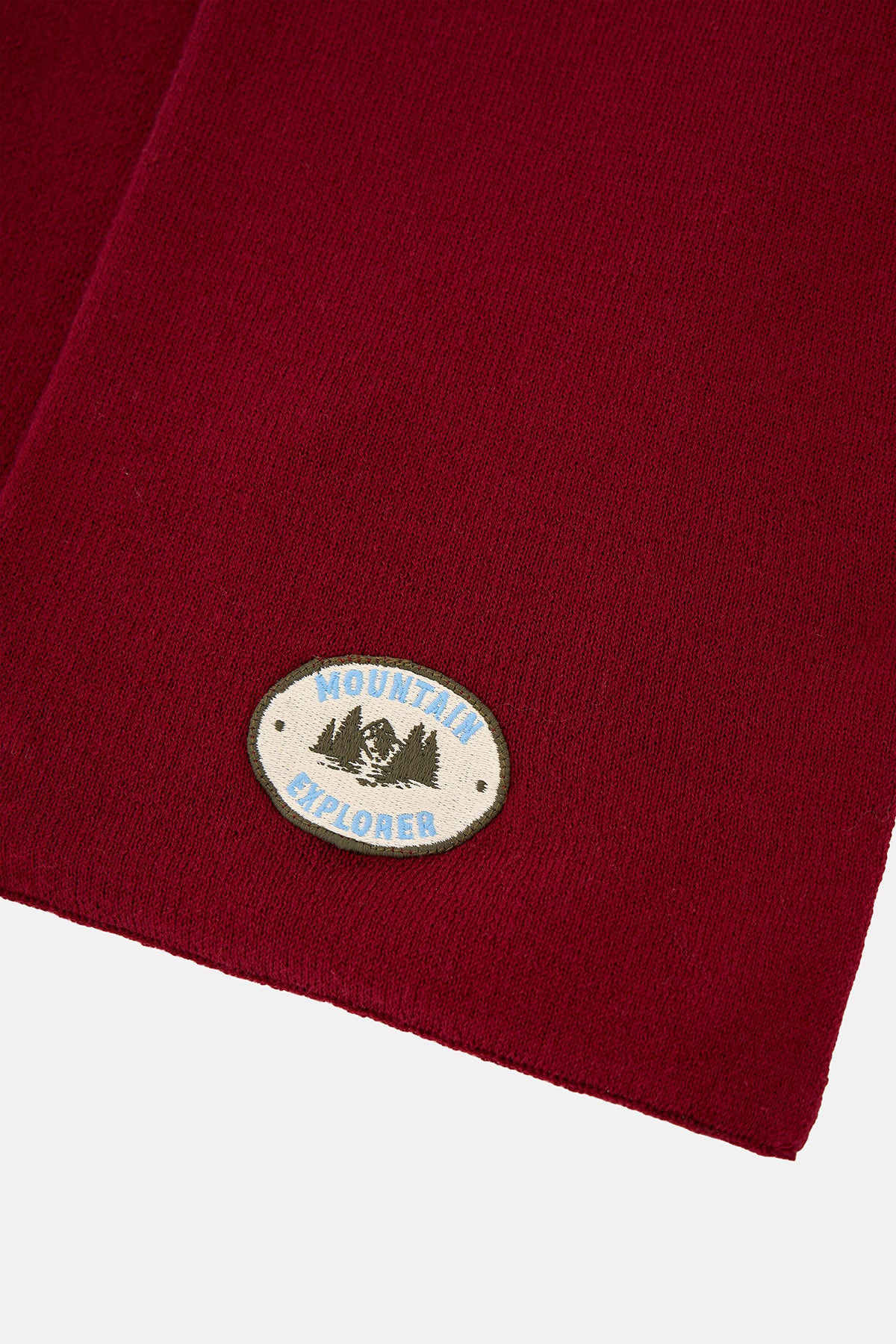 Mountain Explorer Çocuk Triko Atkı - Bordo