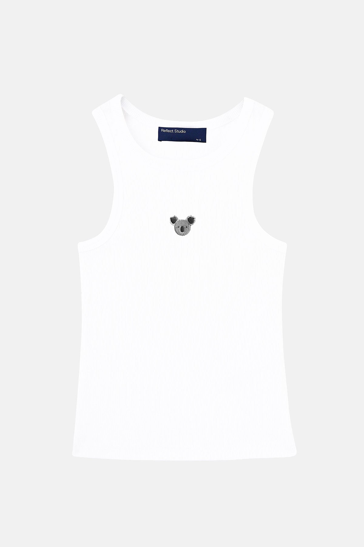 Koala Ribana Halter Yaka Atlet - Beyaz