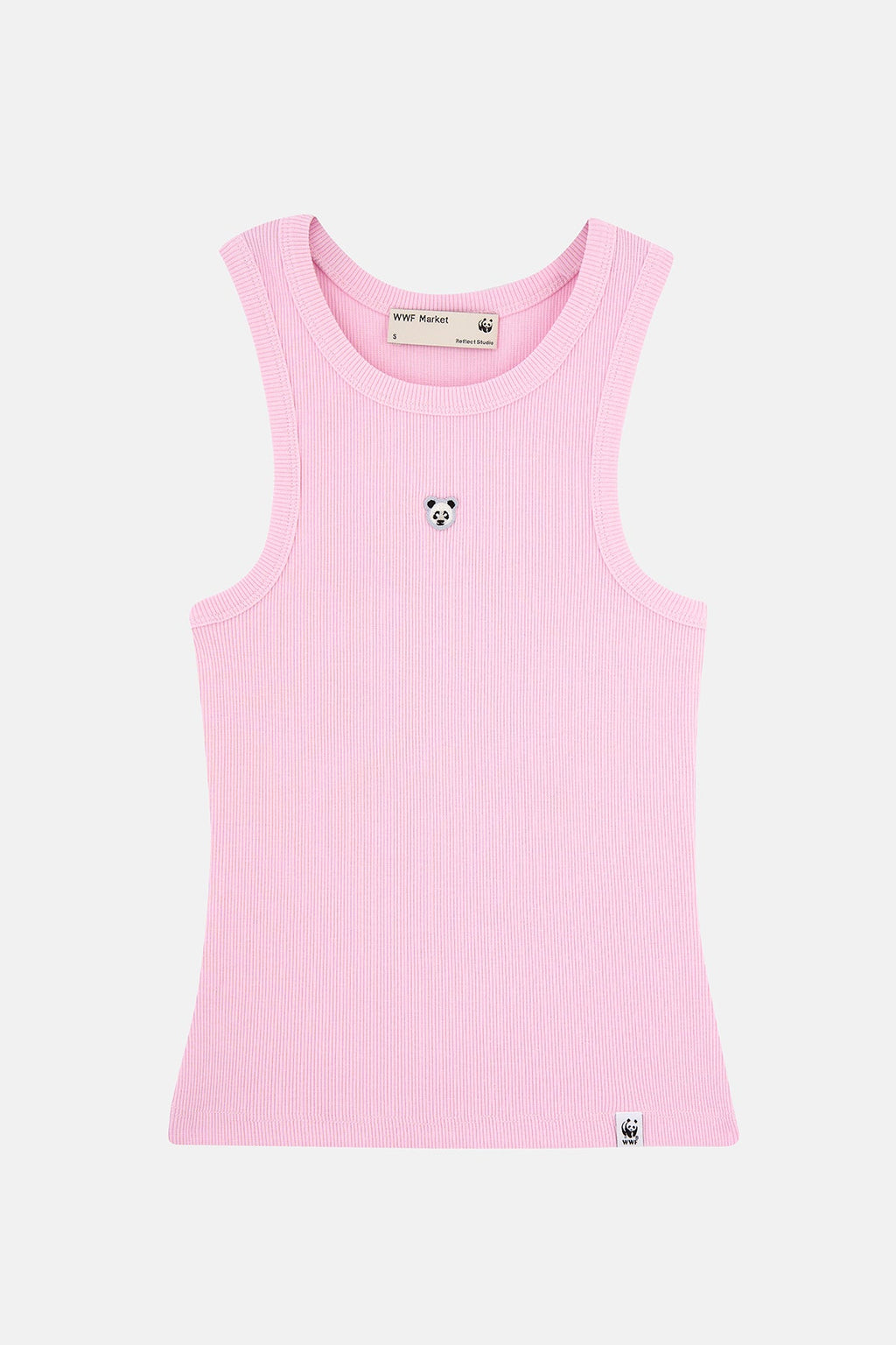 Panda Ribana Halter Yaka Atlet - Açık Pembe