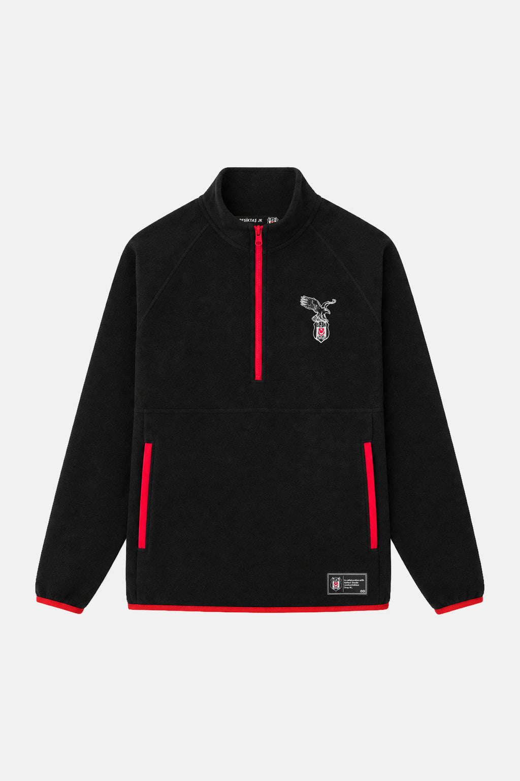 Beşiktaş Red Line Half-Zip Polar - Siyah