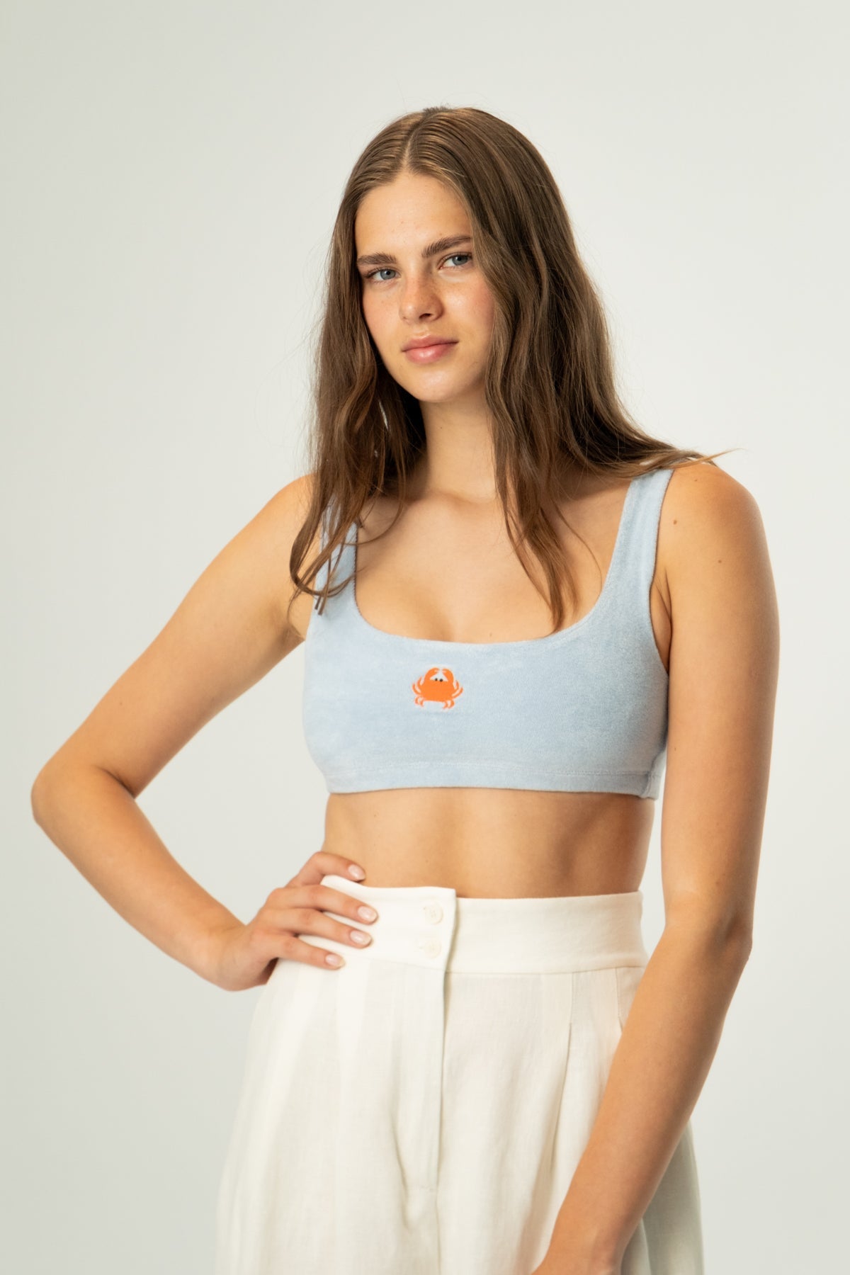 Yengeç Terry Bra - Açık Mavi