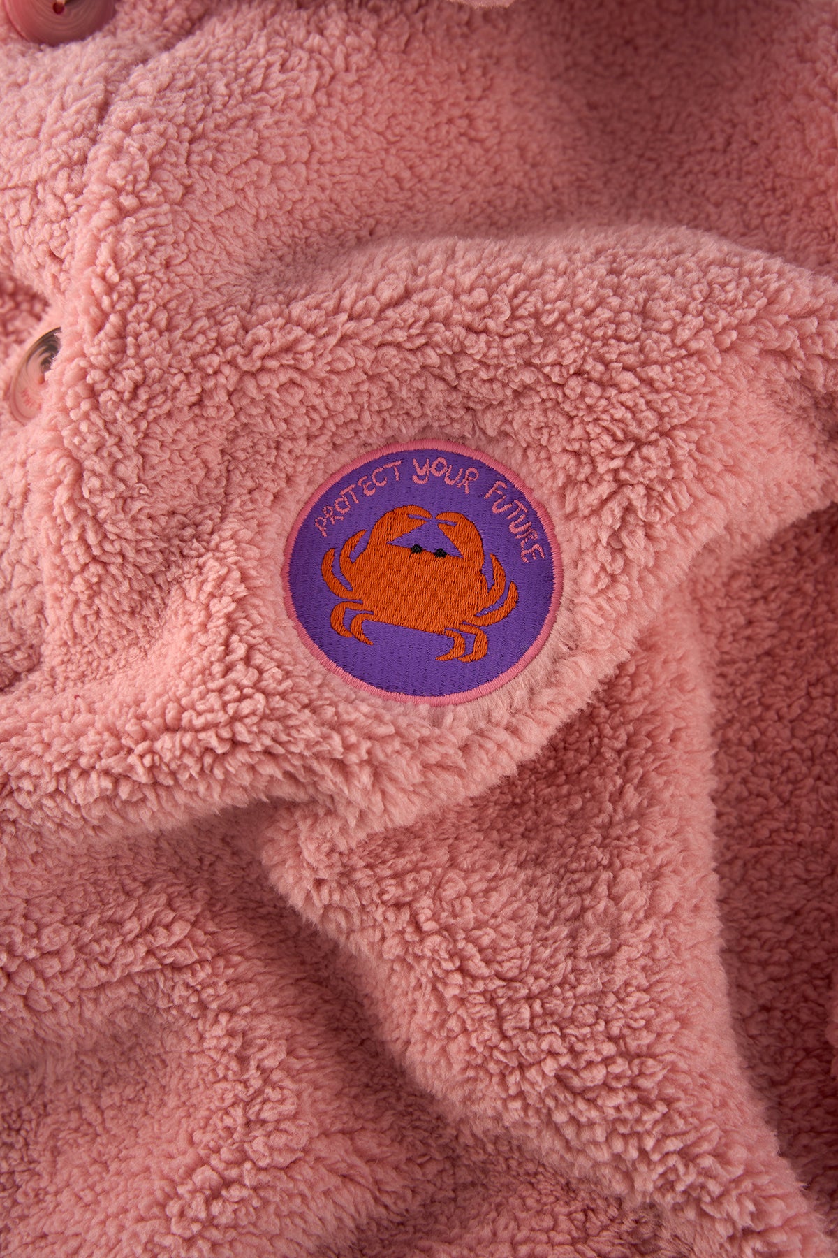 Yengeç Sherpa Ceket - Pembe