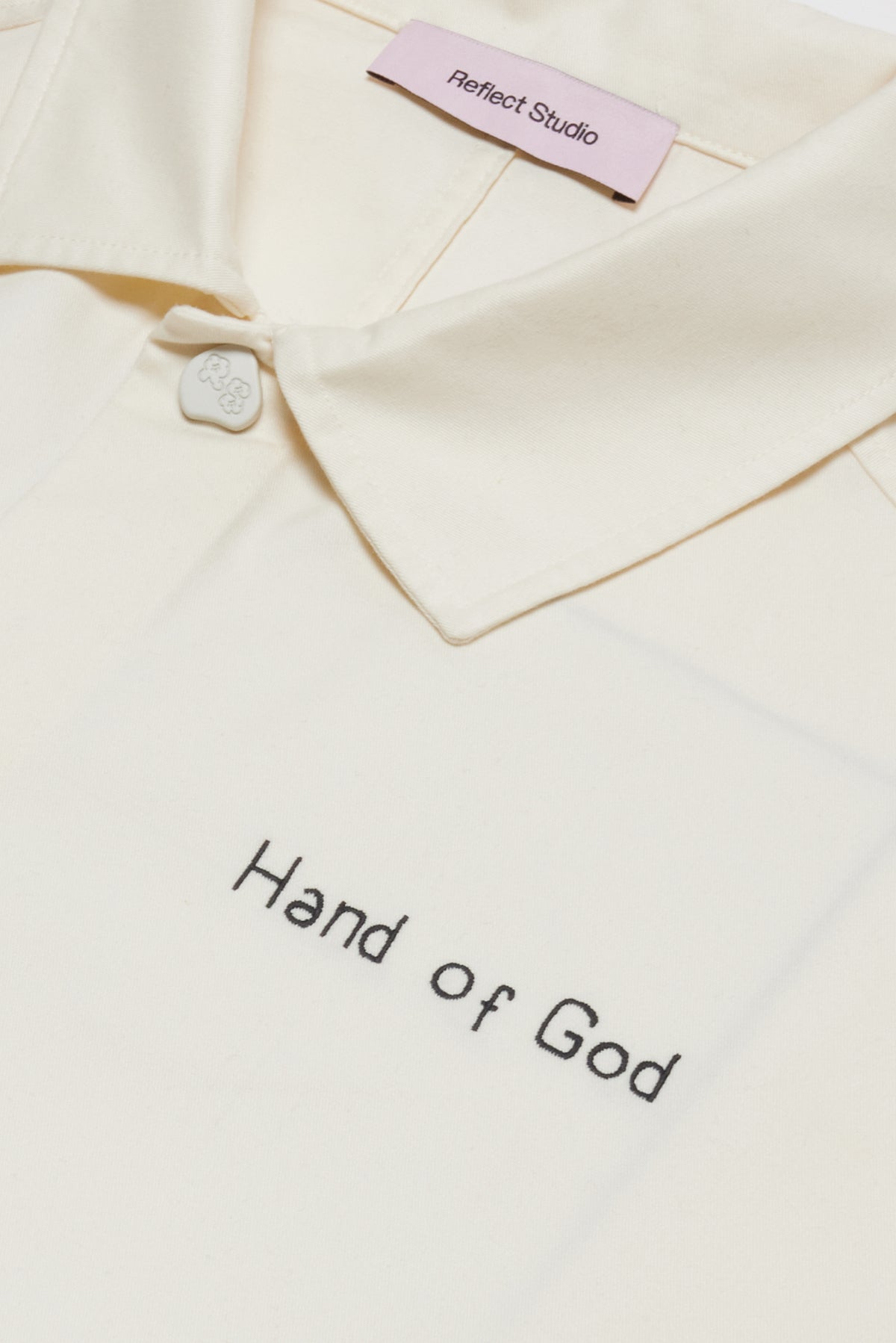 Hand of God İnce Ceket - Ekru