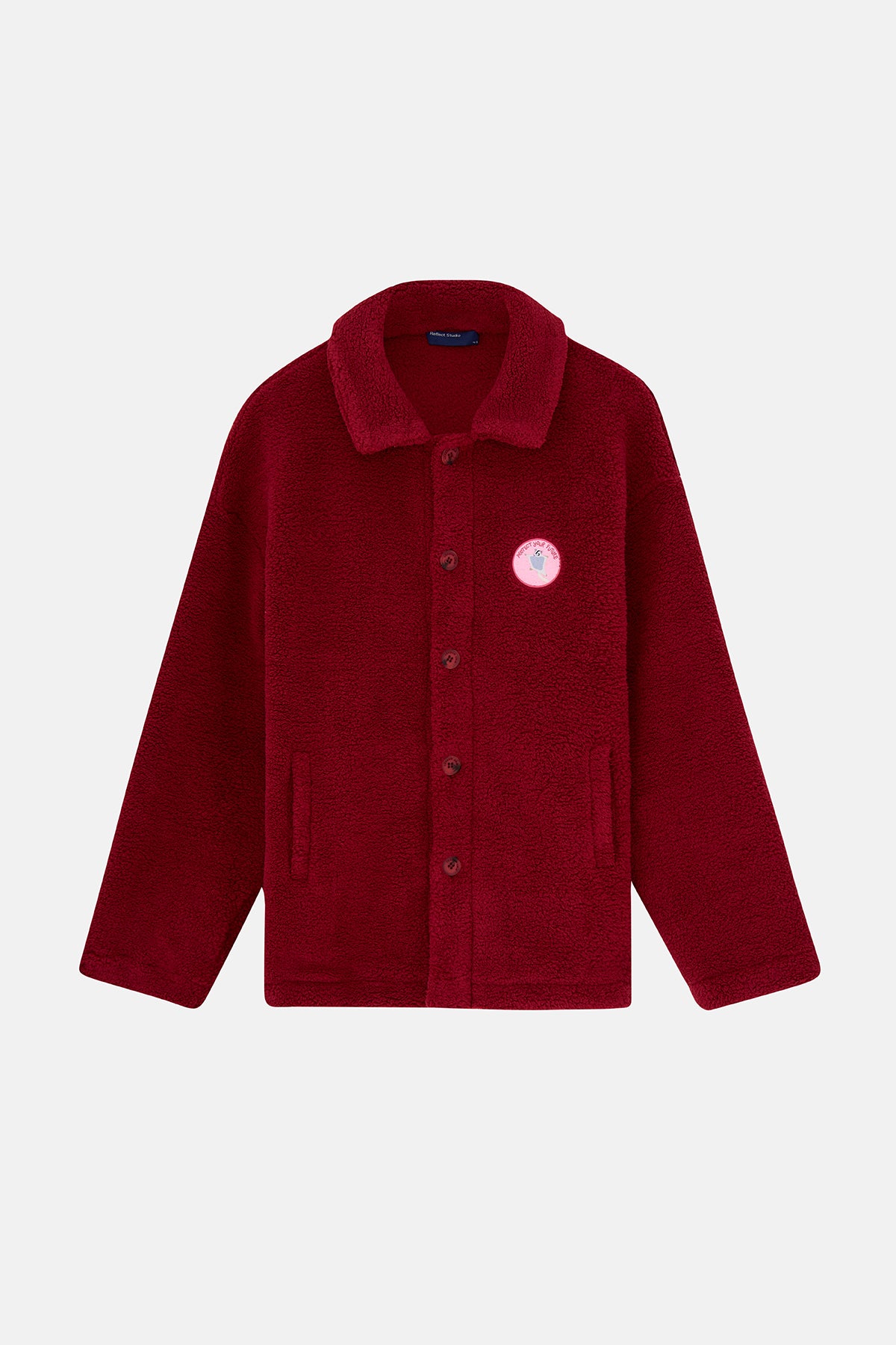 Sugar Glider Sherpa Ceket - Bordo
