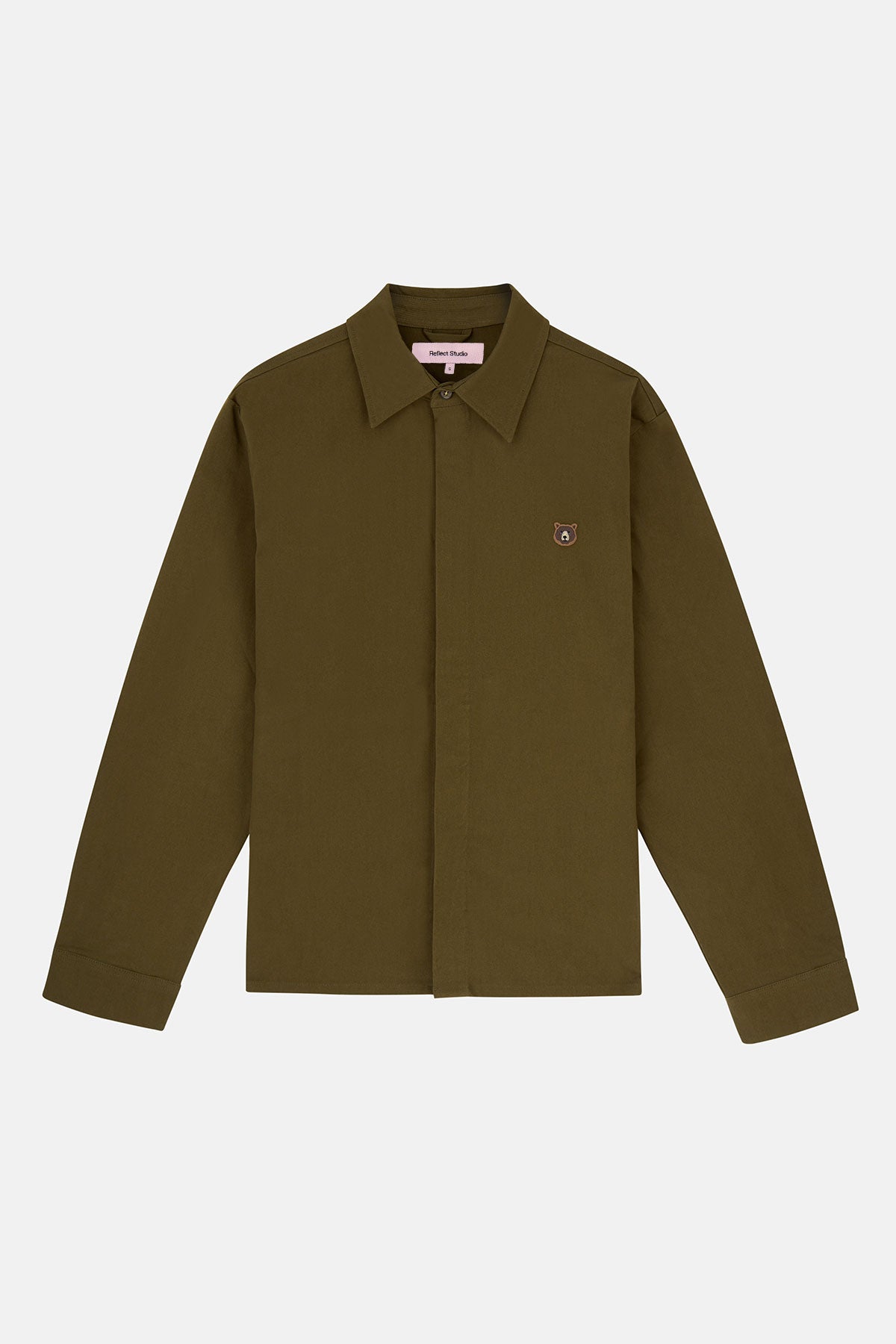 Bozayı Düğmeli Dokuma Ceket - Haki