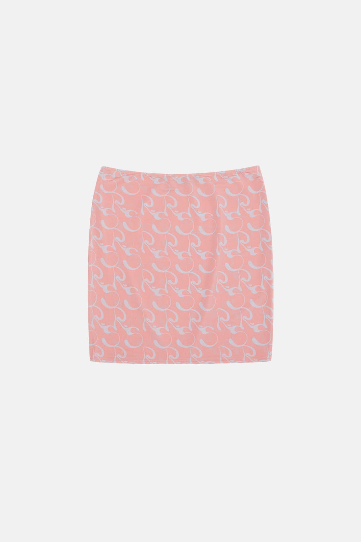 Monogram Mini Skirt - Pink