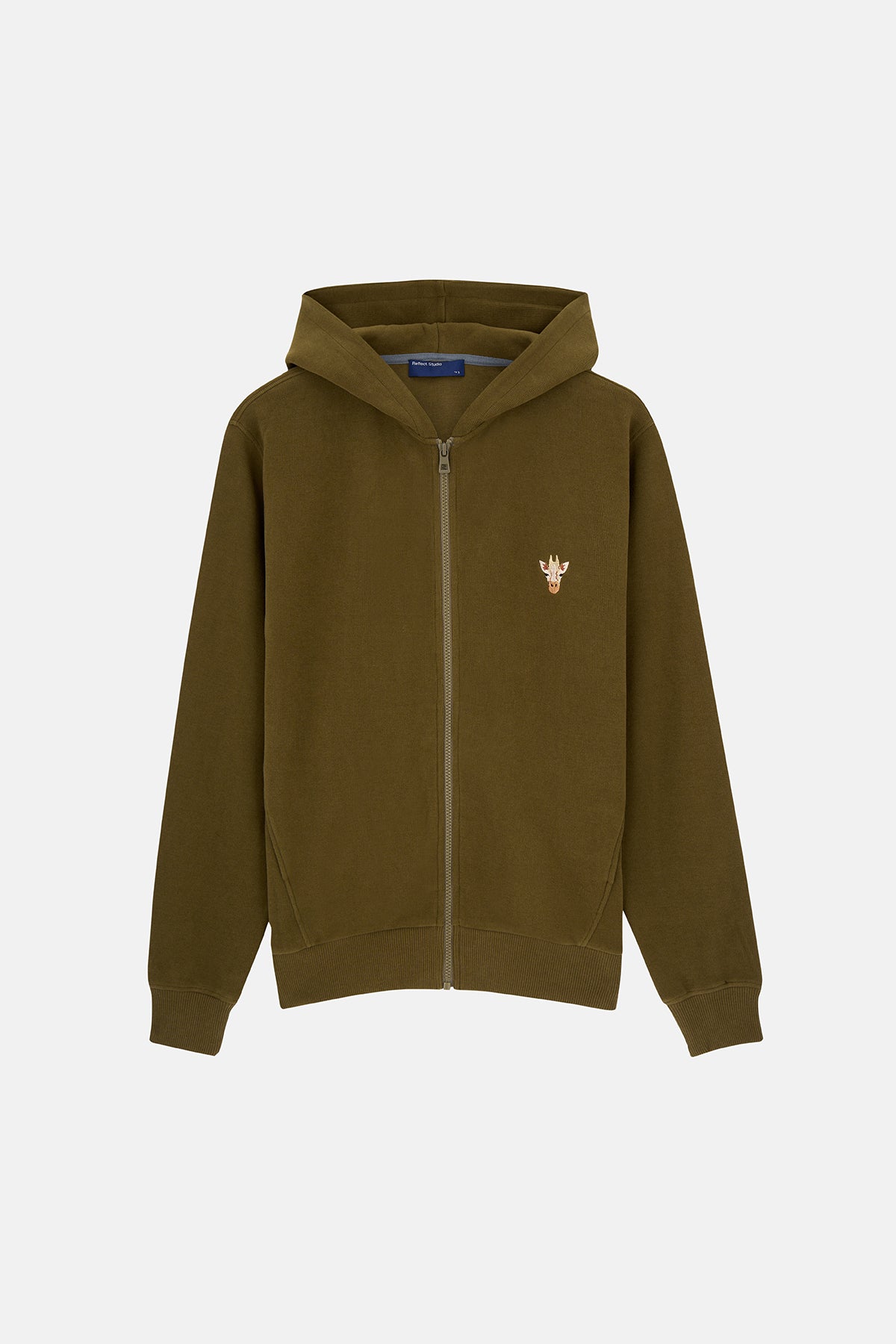 Zürafa SuperSoft Full Zip Hoodie - Haki