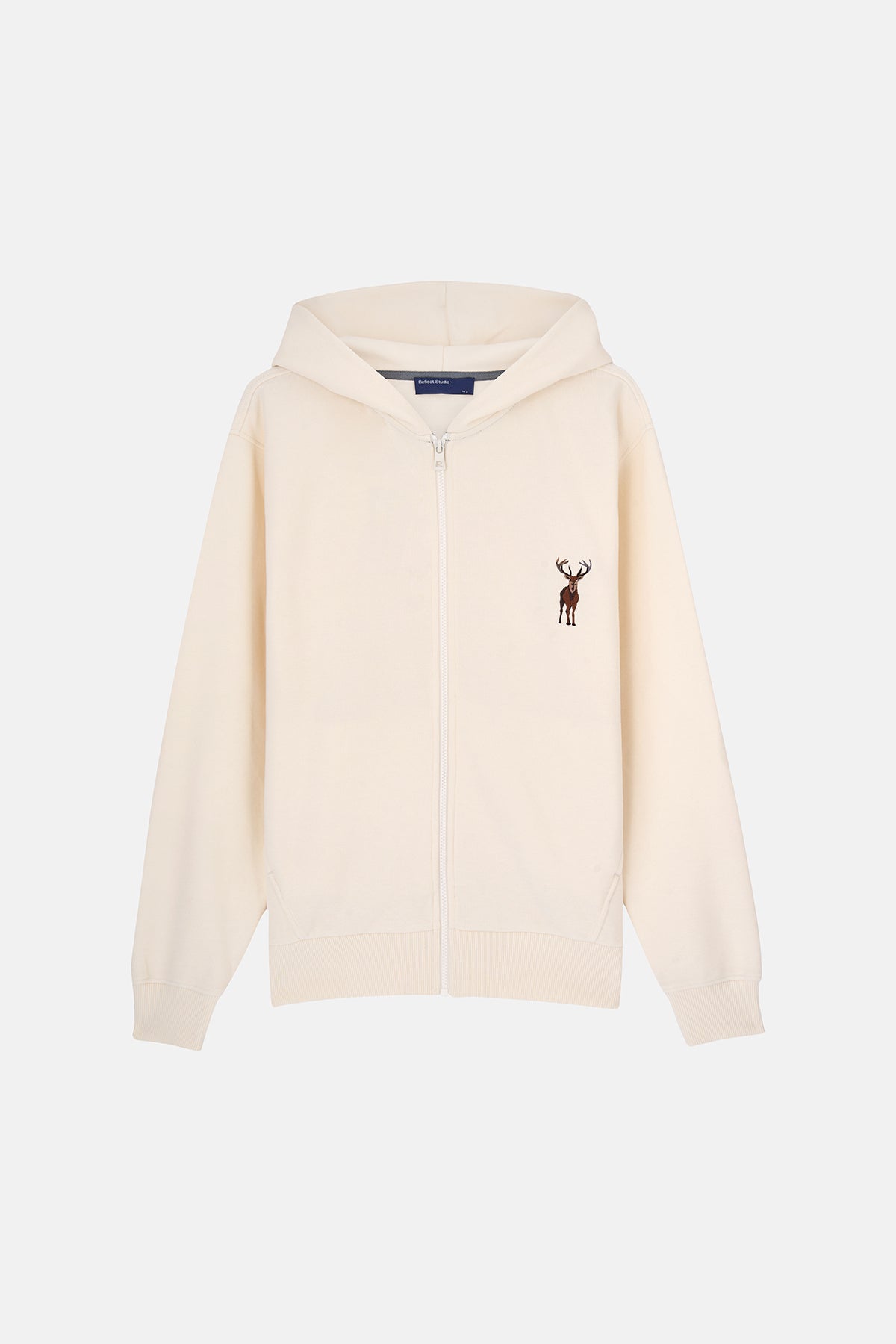 Geyik SuperSoft Full Zip Hoodie - Ekru