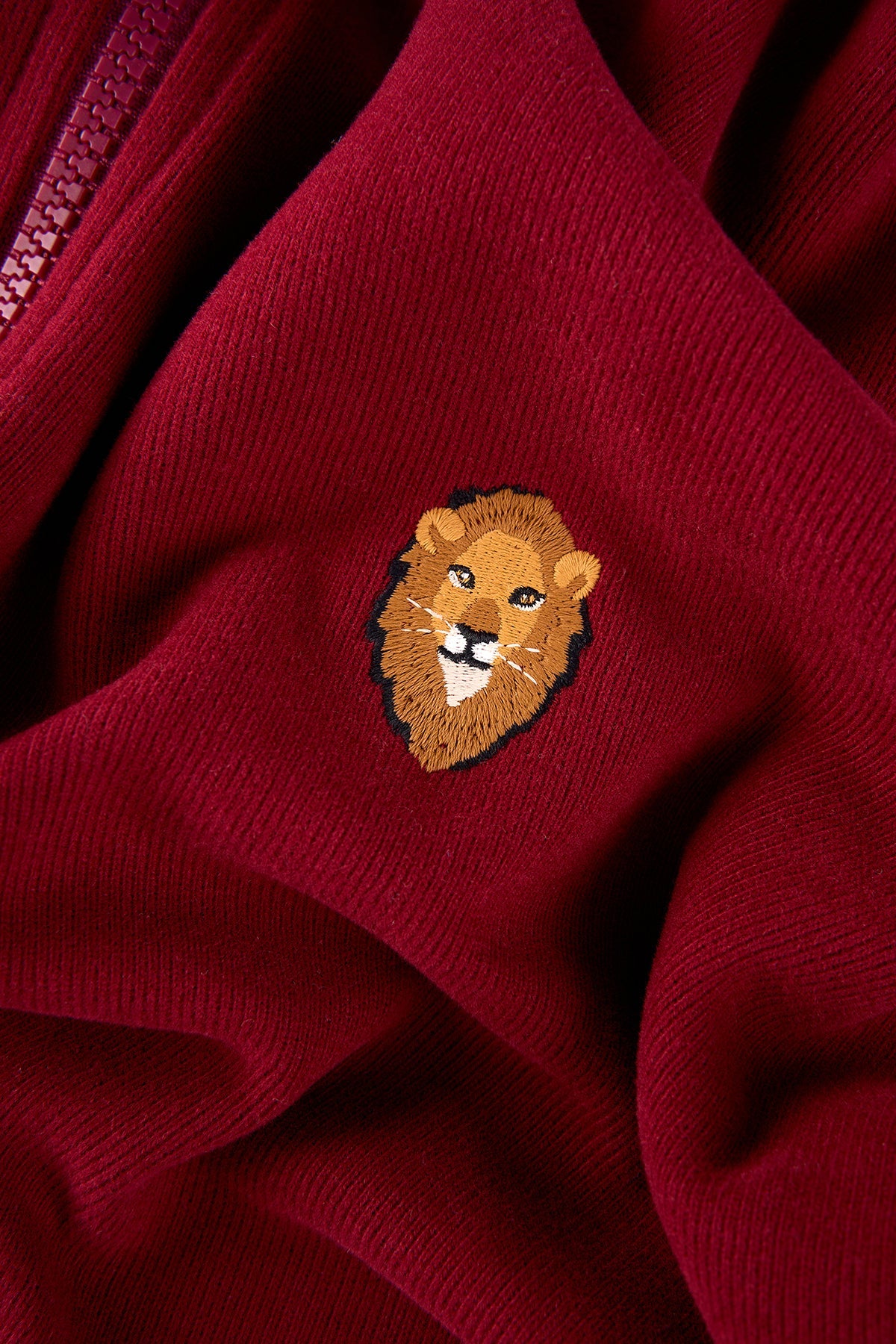 Aslan SuperSoft Full Zip Hoodie - Bordo