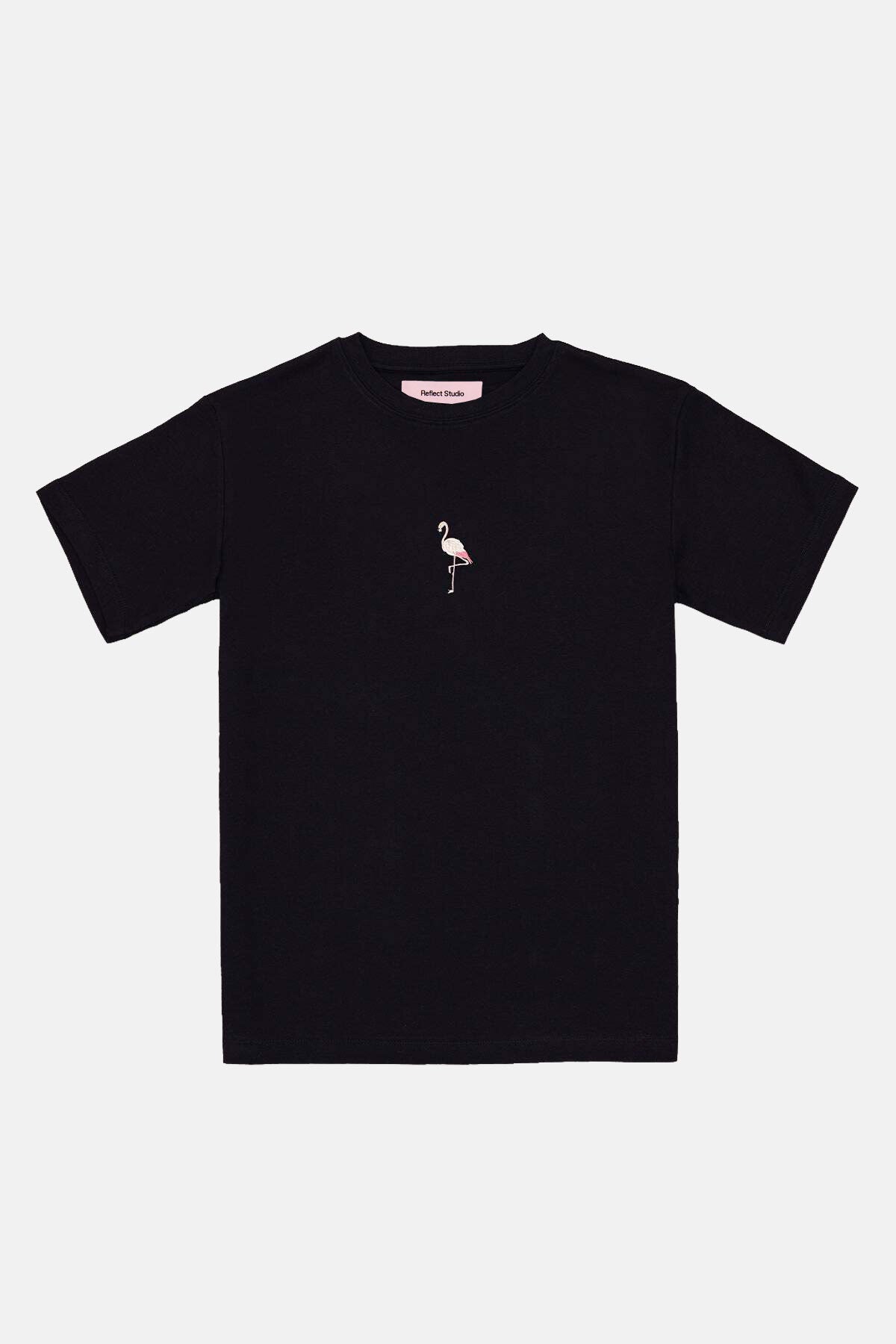 Flamingo Premium T-Shirt - Siyah
