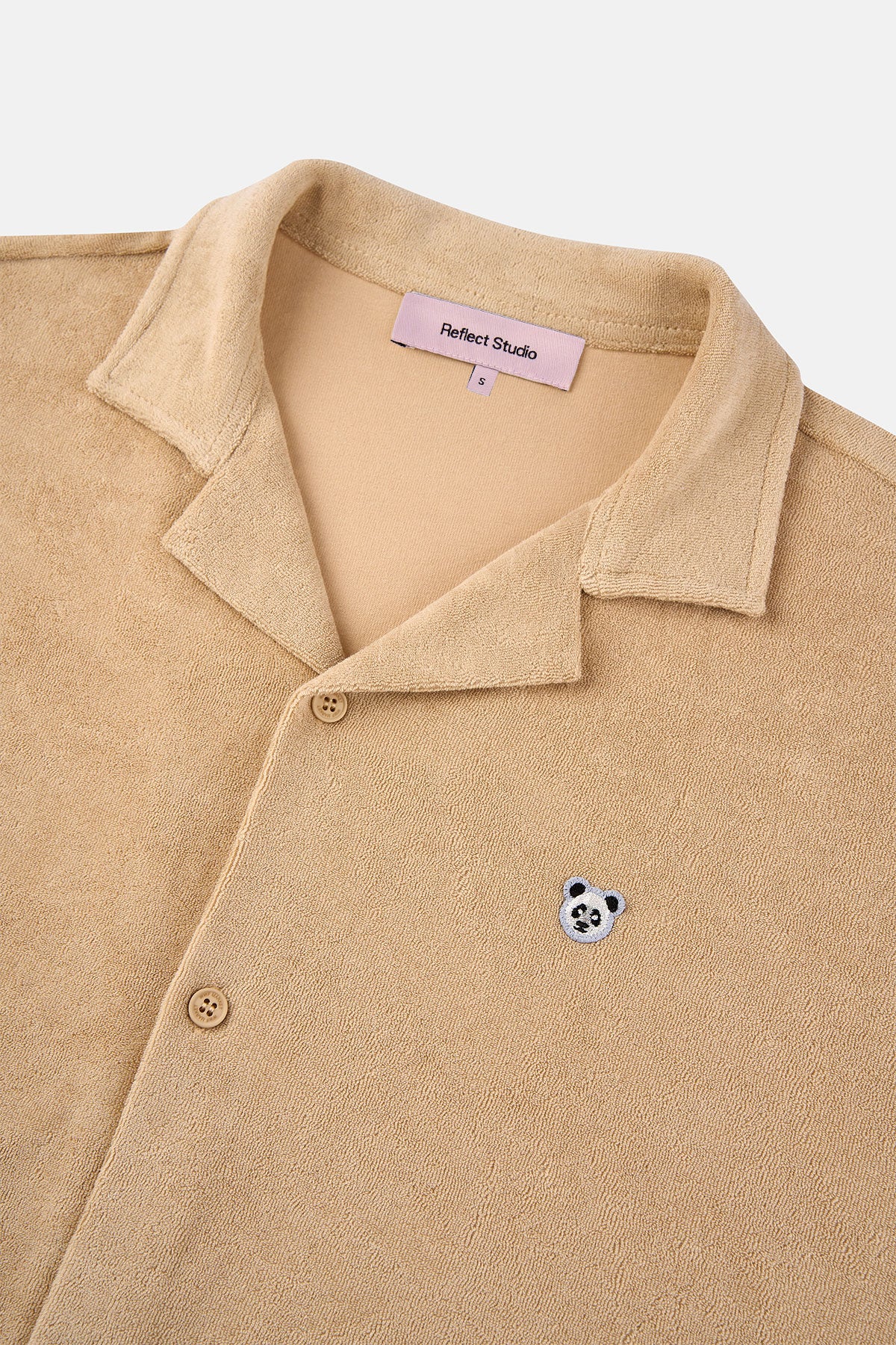 Panda Terry Gömlek - Bej