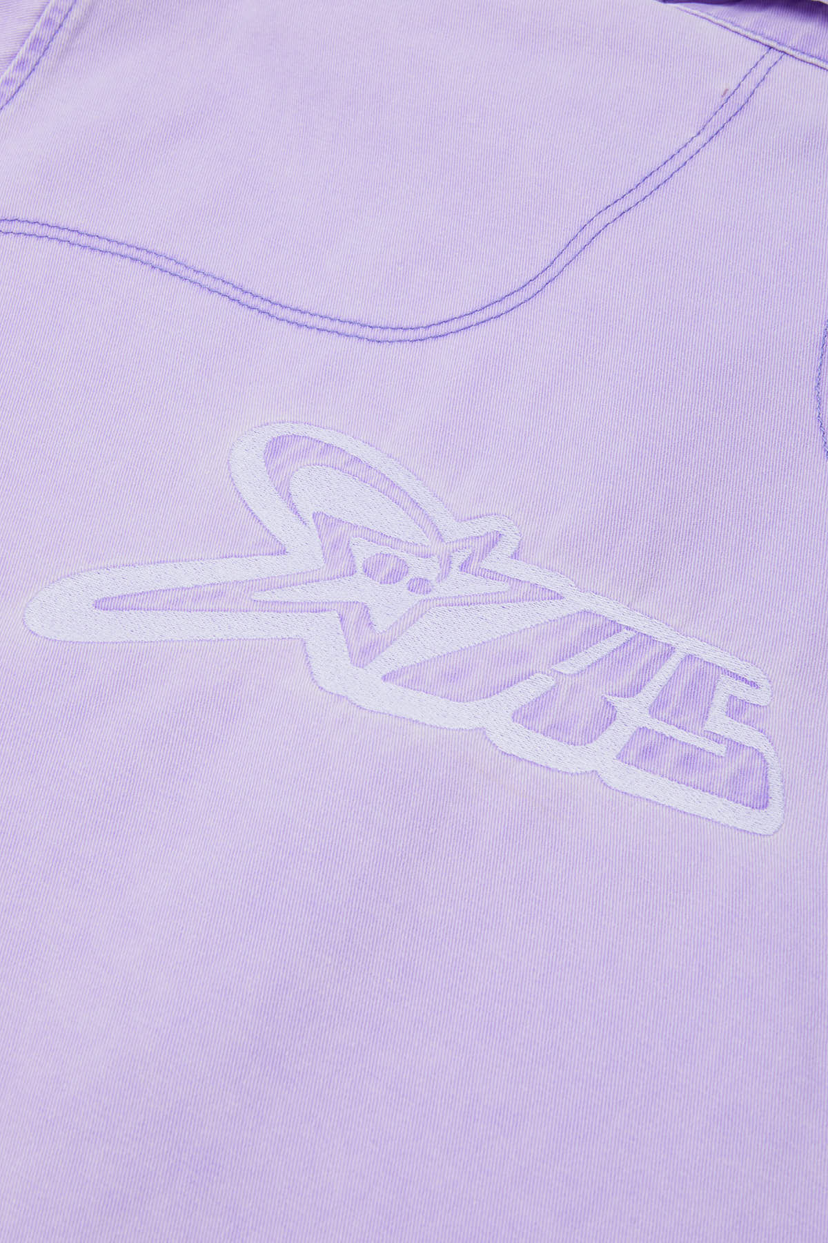 Logo Short Sleeve Shirt - Purple